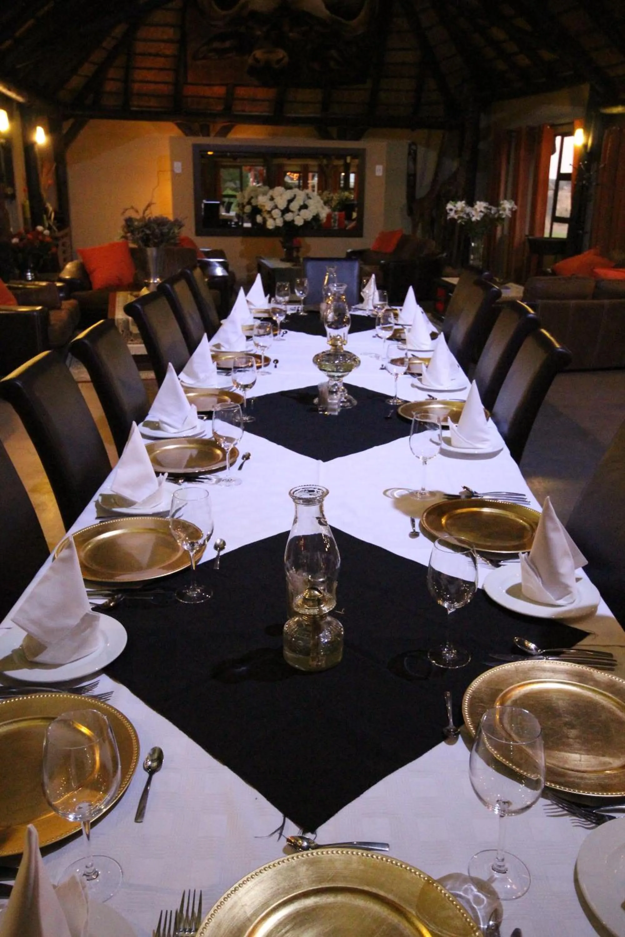Dining area in Lapa Lange Game Lodge