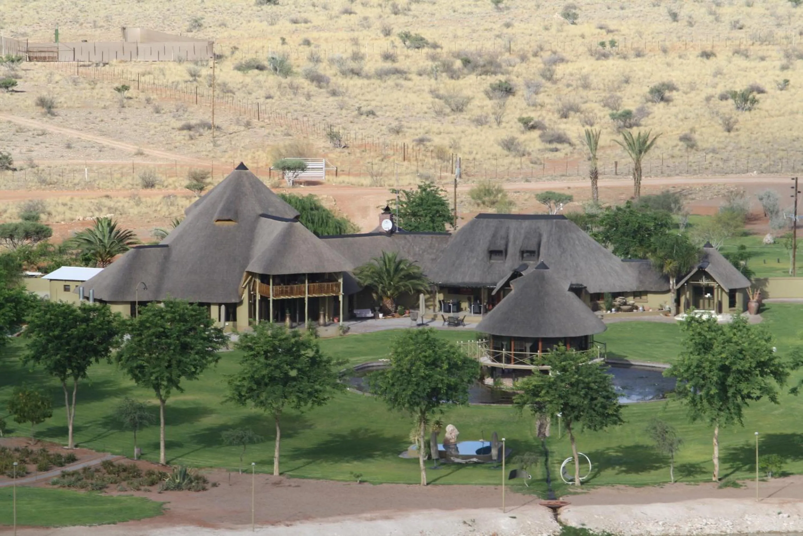 Bird's eye view in Lapa Lange Game Lodge