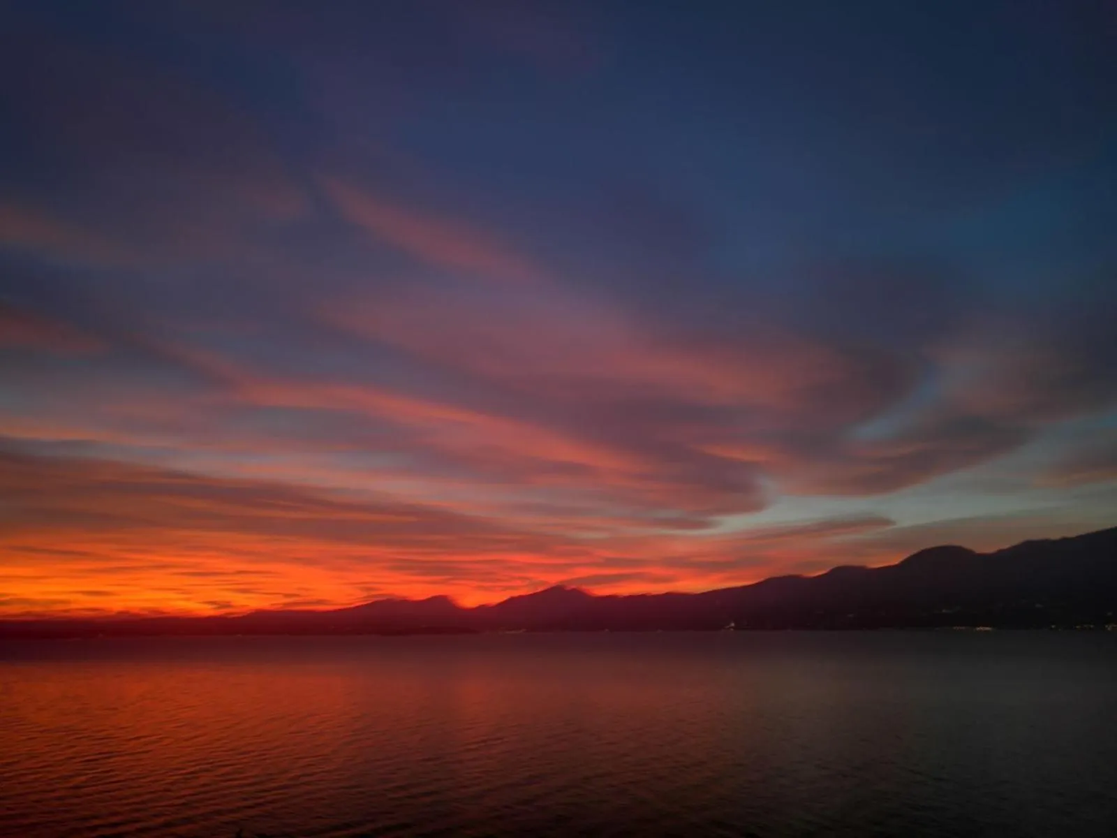 Sunset in beb my lake