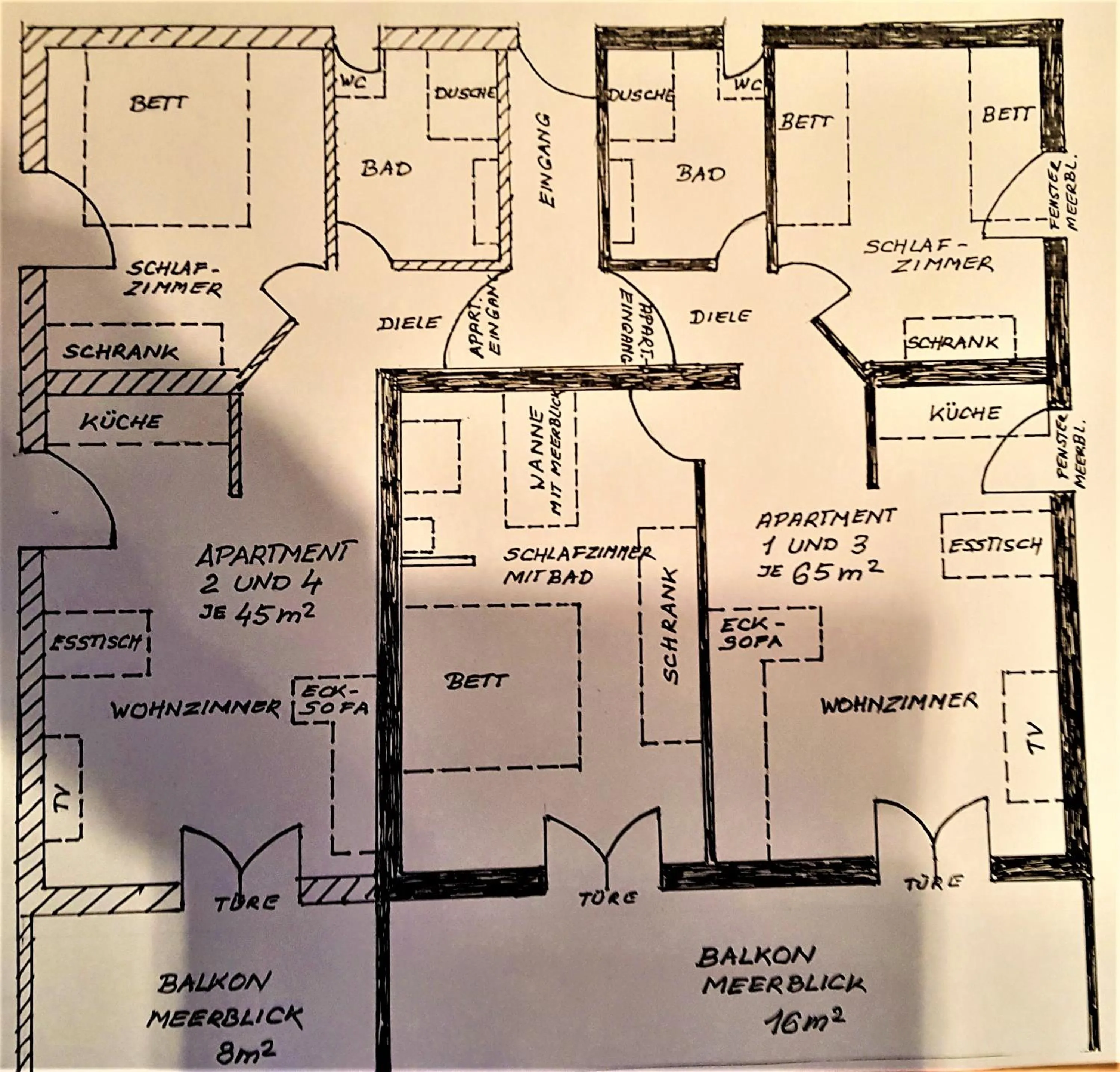 Floor plan in Villa Jagoda