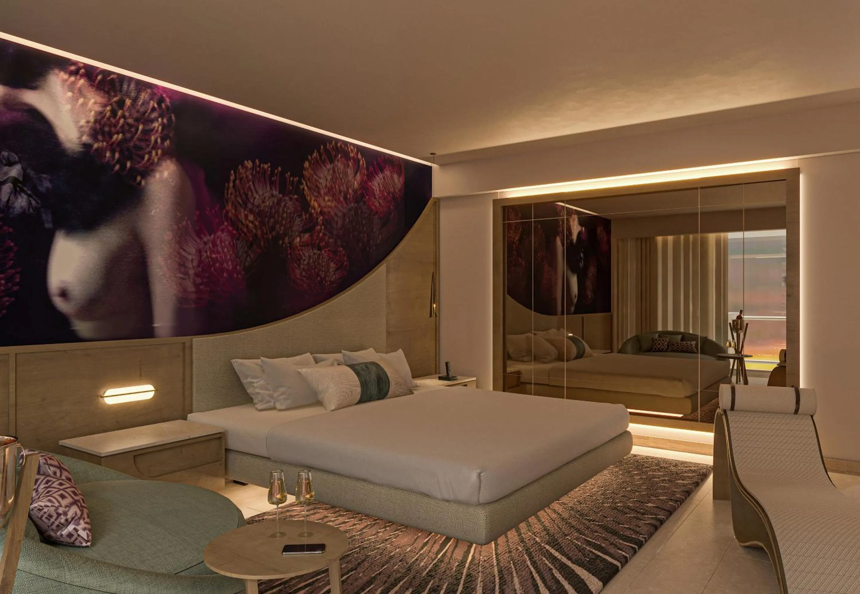 Bed in Desire Riviera Maya Resort All Inclusive - Couples Only