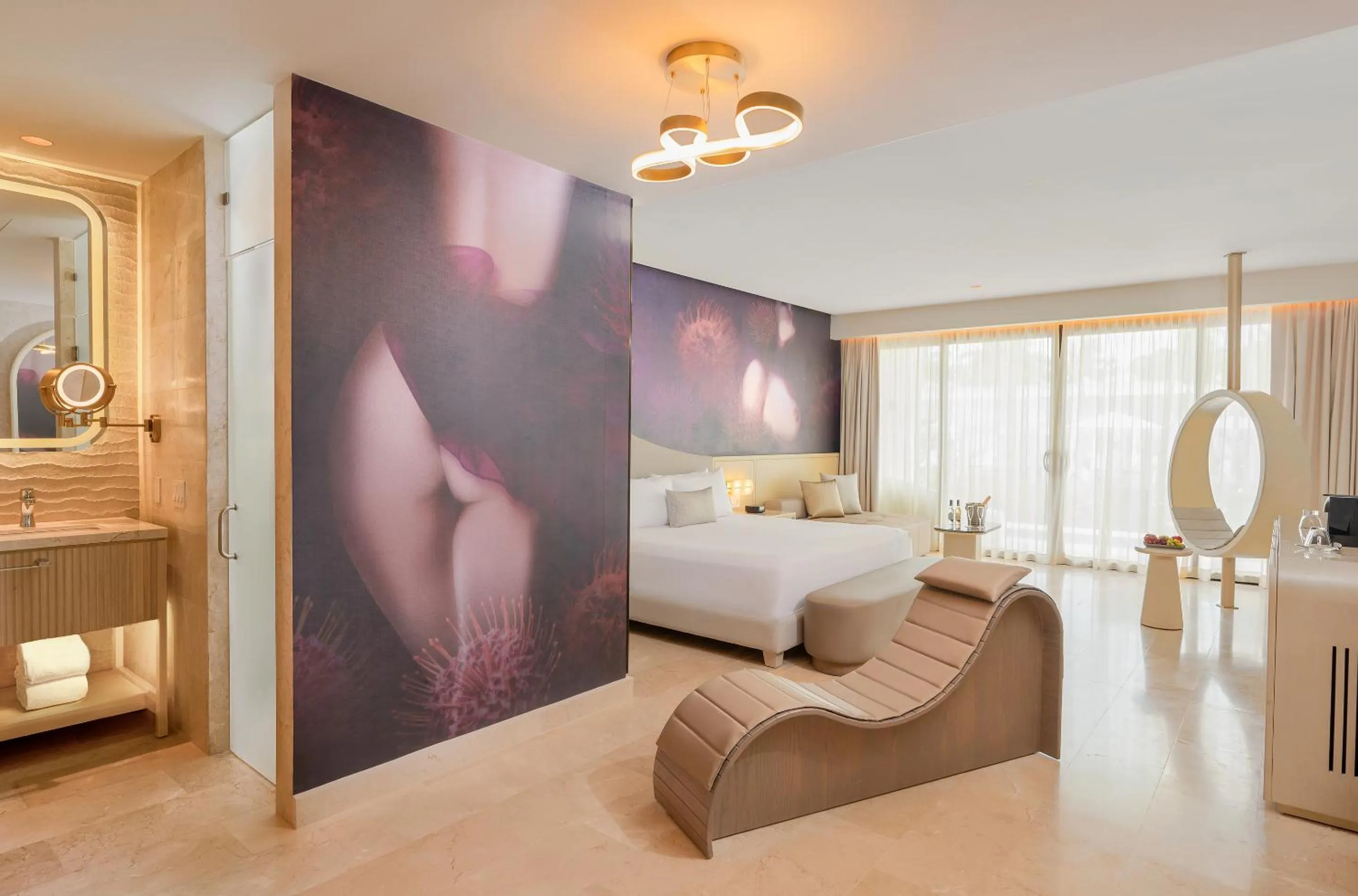 Bed in Desire Riviera Maya Resort All Inclusive - Couples Only