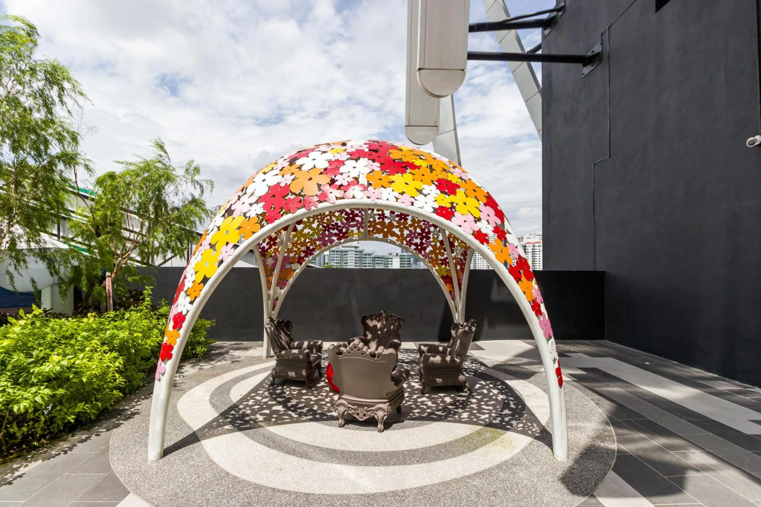 Garden view in Arte Mont Kiara by Airhost