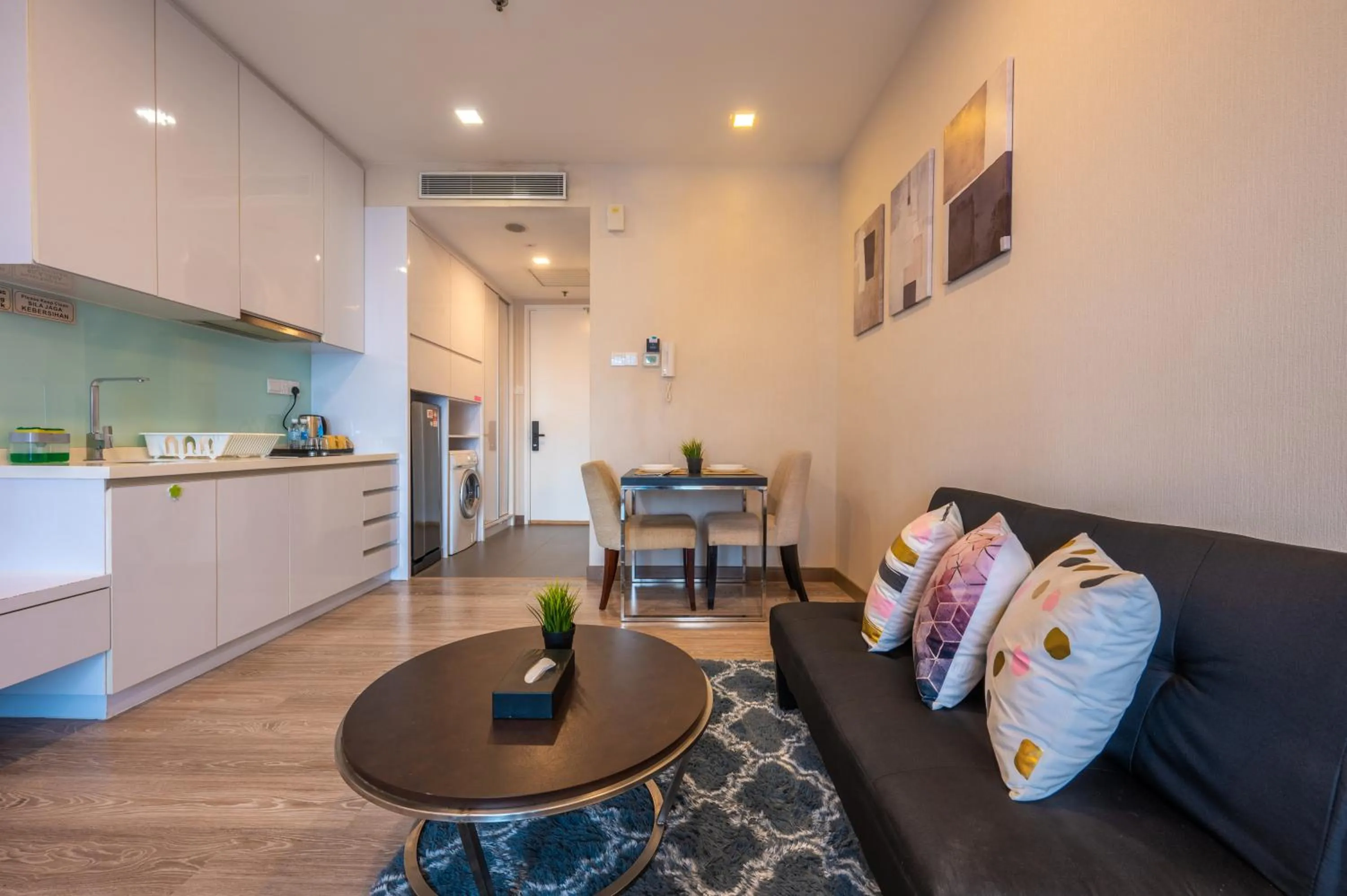 Seating area in Greystone One Bukit Ceylon