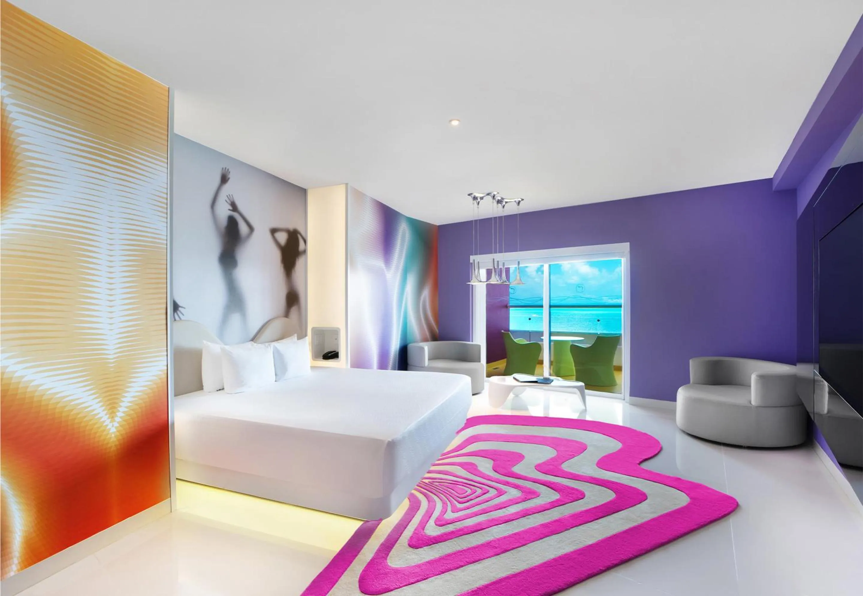 Bed in Temptation Cancun Resort - All Inclusive - Adults Only