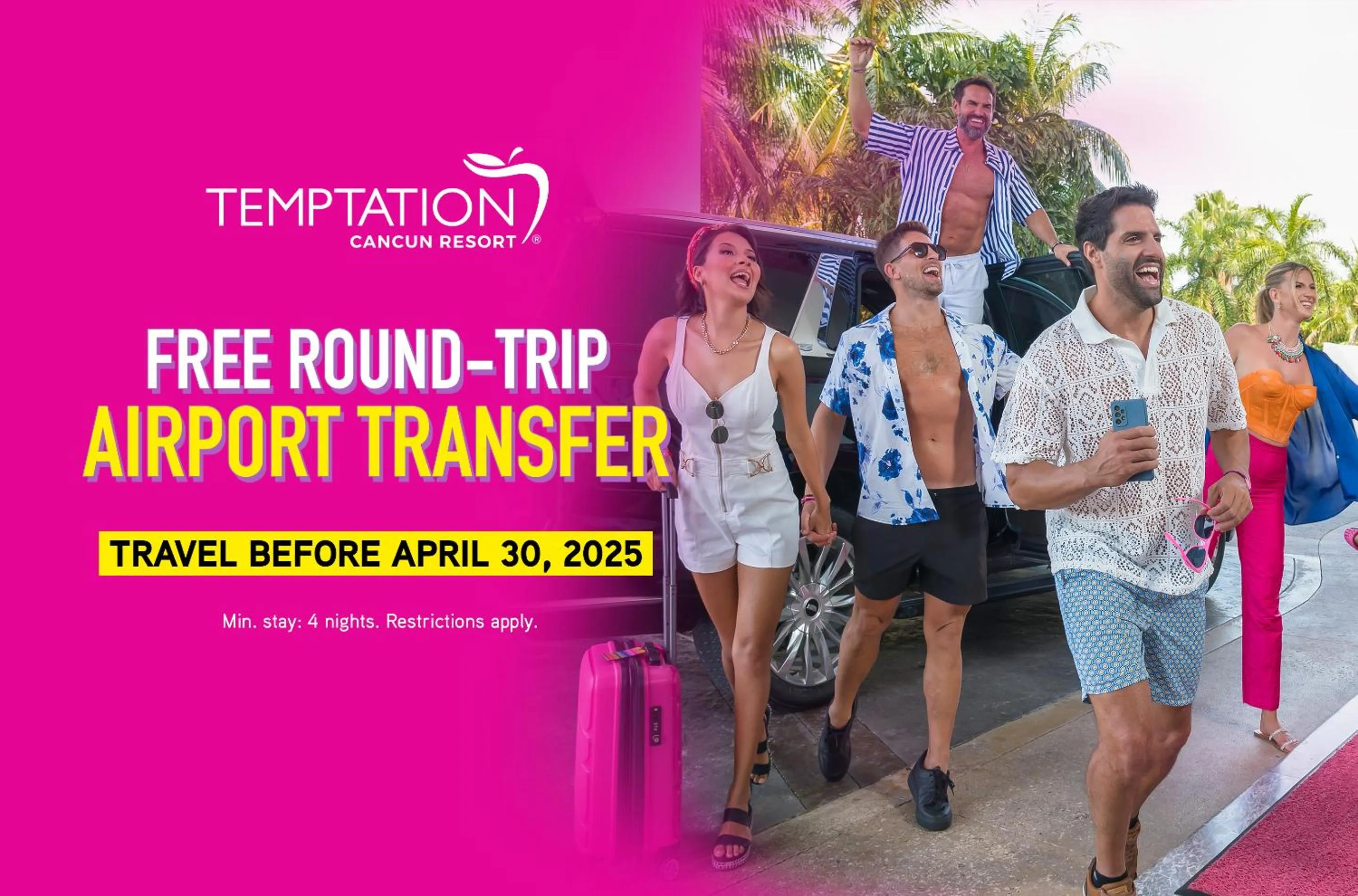 shuttle in Temptation Cancun Resort - All Inclusive - Adults Only