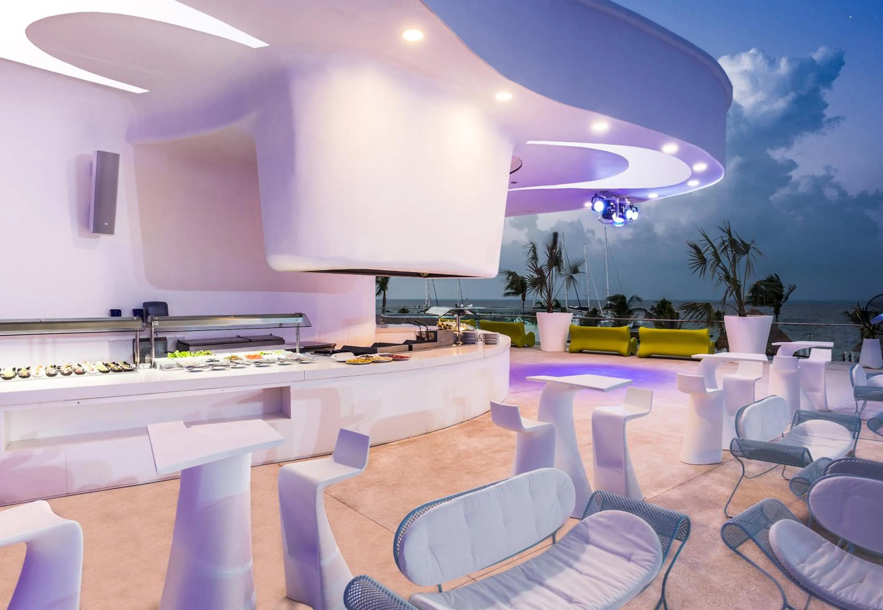 Balcony/Terrace in Temptation Cancun Resort - All Inclusive - Adults Only