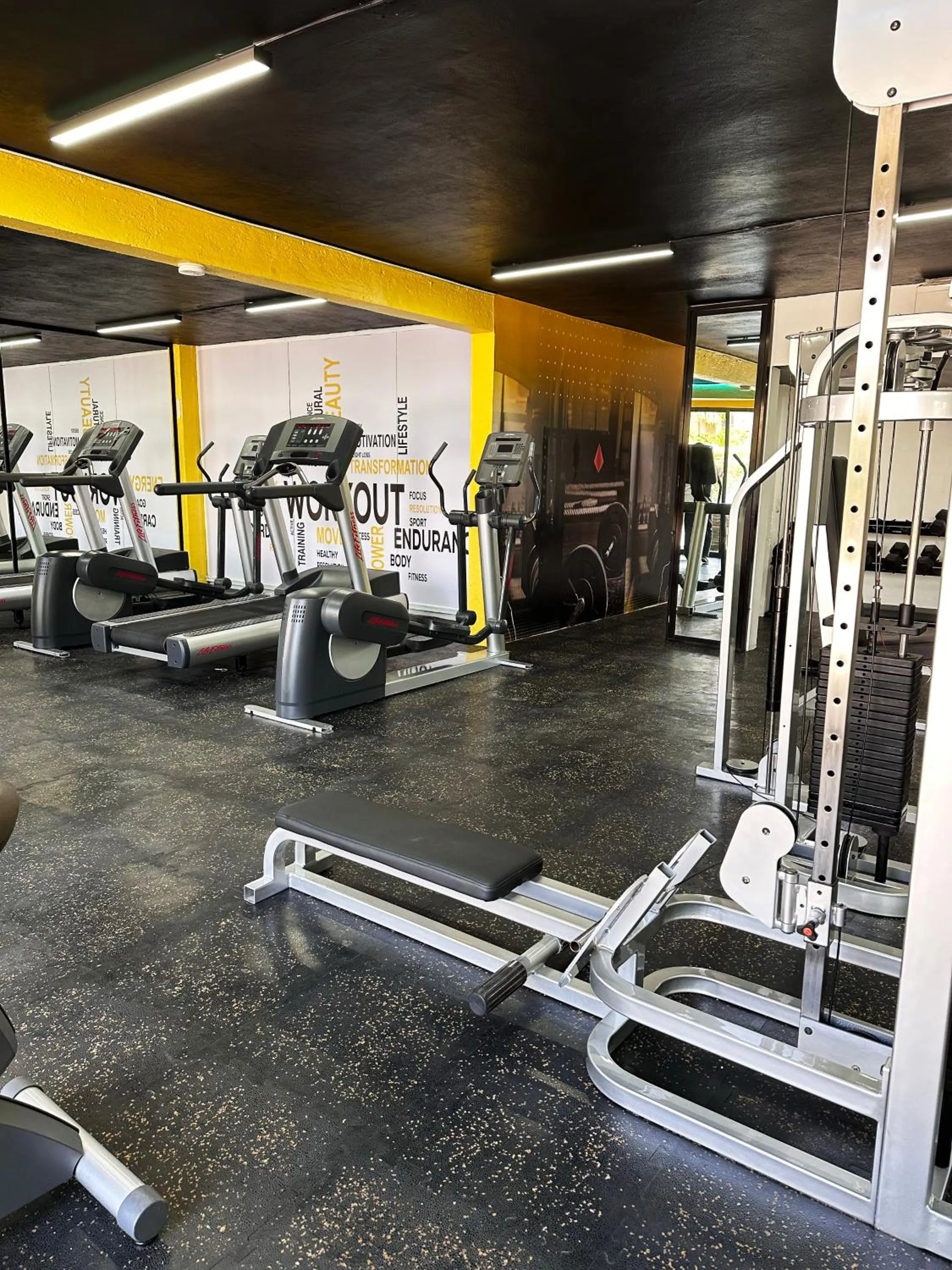 Fitness centre/facilities in All Ritmo Cancun Resort & Water Park