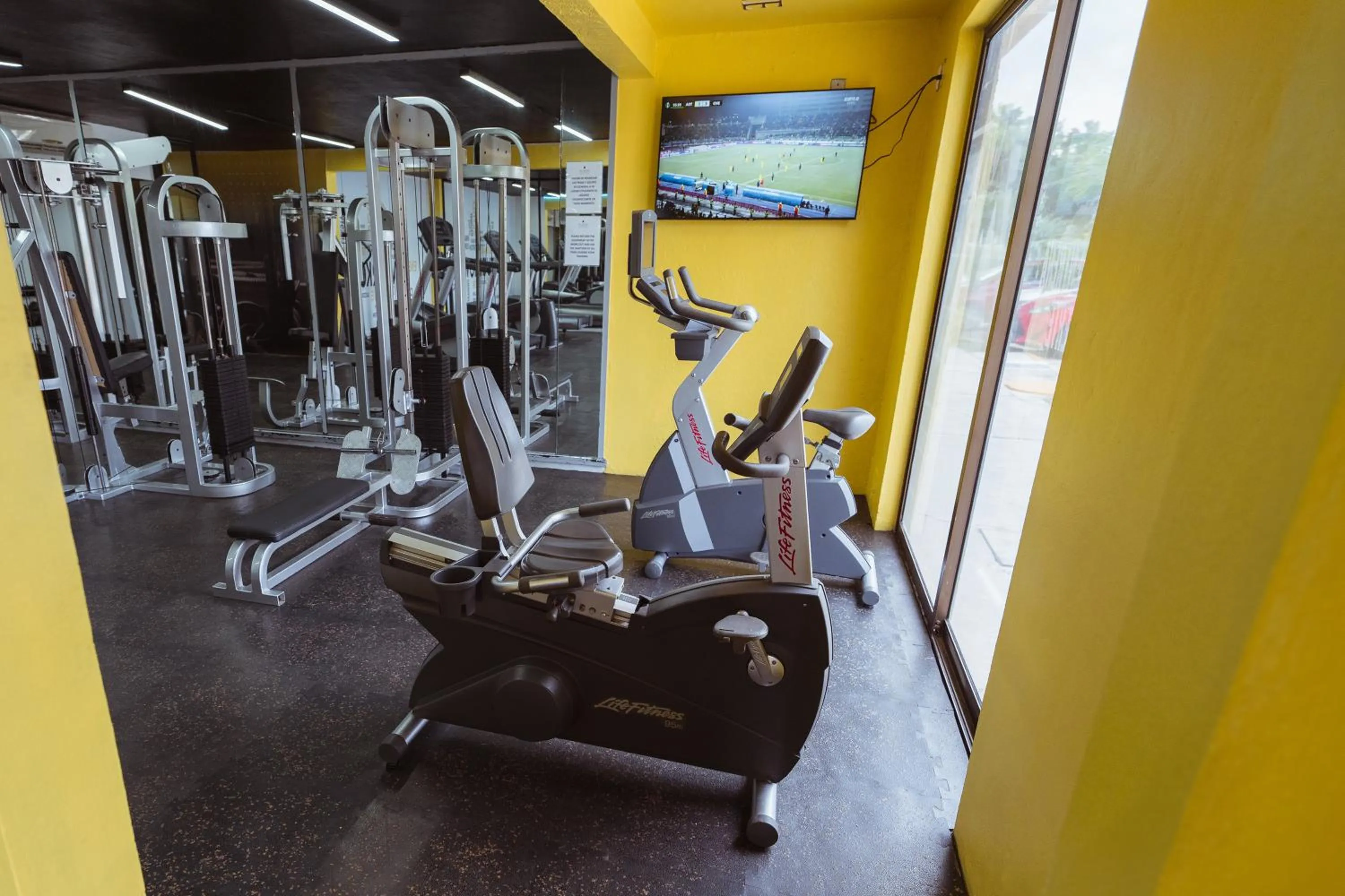 Fitness centre/facilities in All Ritmo Cancun Resort & Water Park