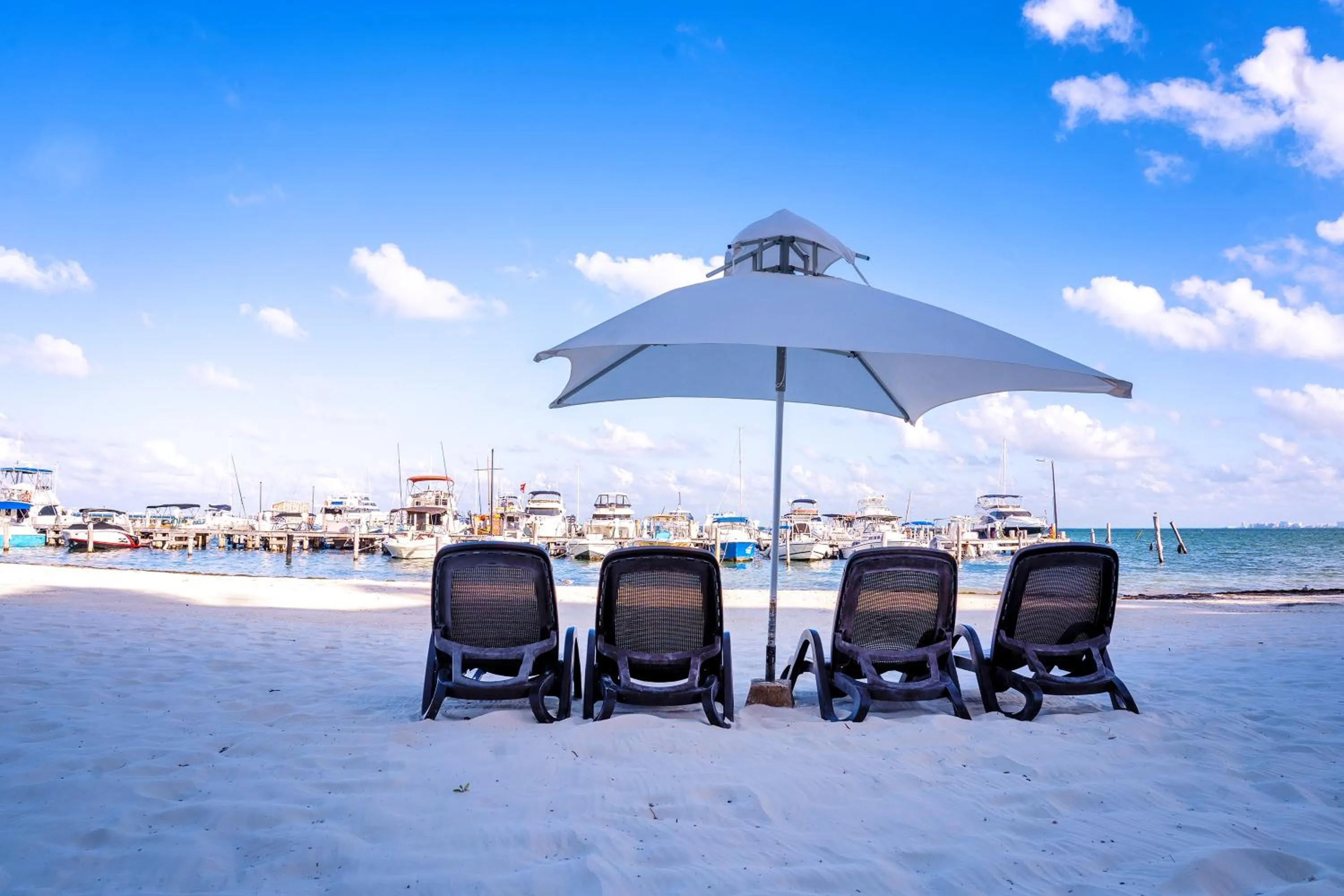 Beach in All Ritmo Cancun Resort & Water Park