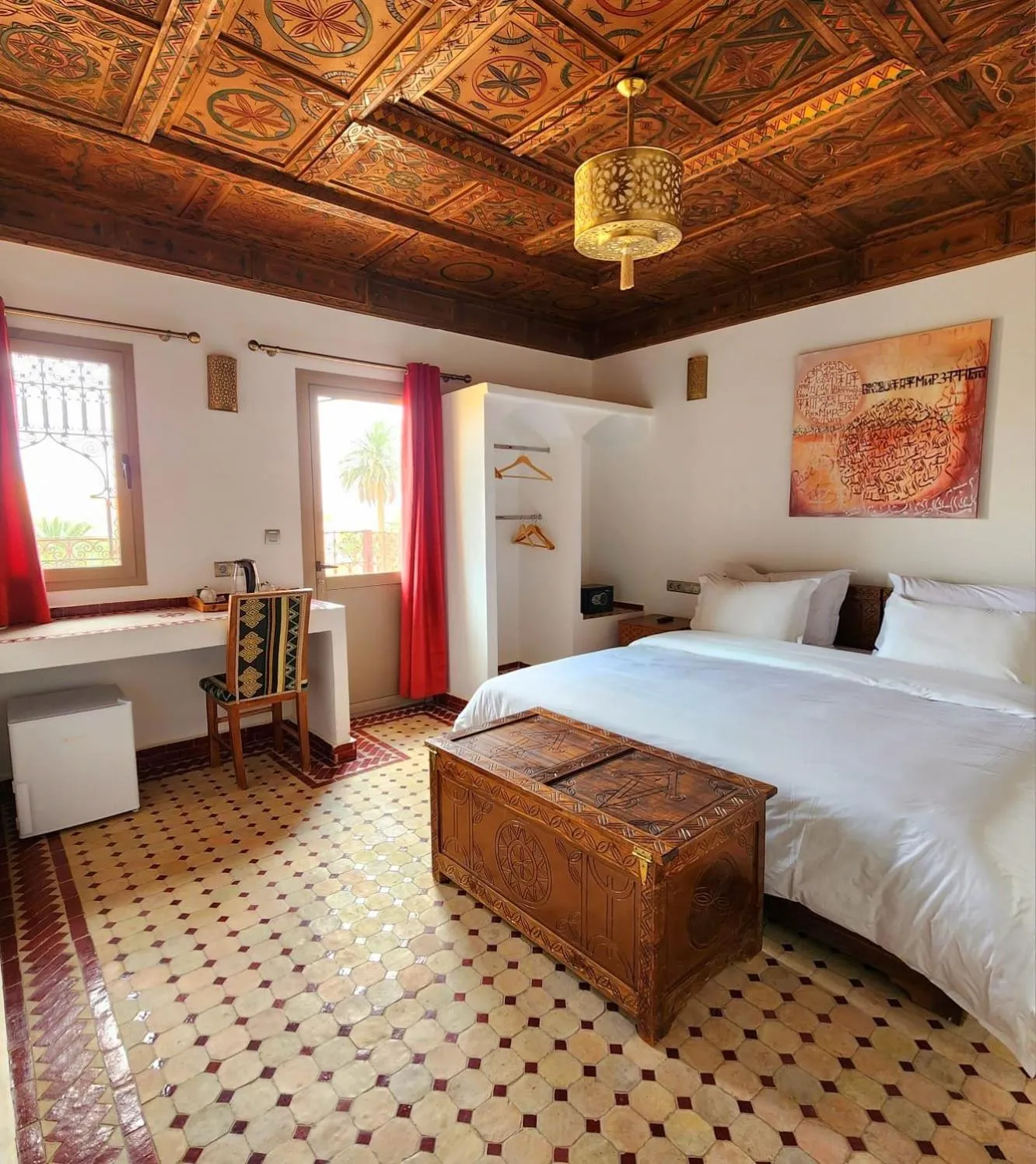 Photo of the whole room, Bed in Desert Villa Boutique Hotel Merzouga