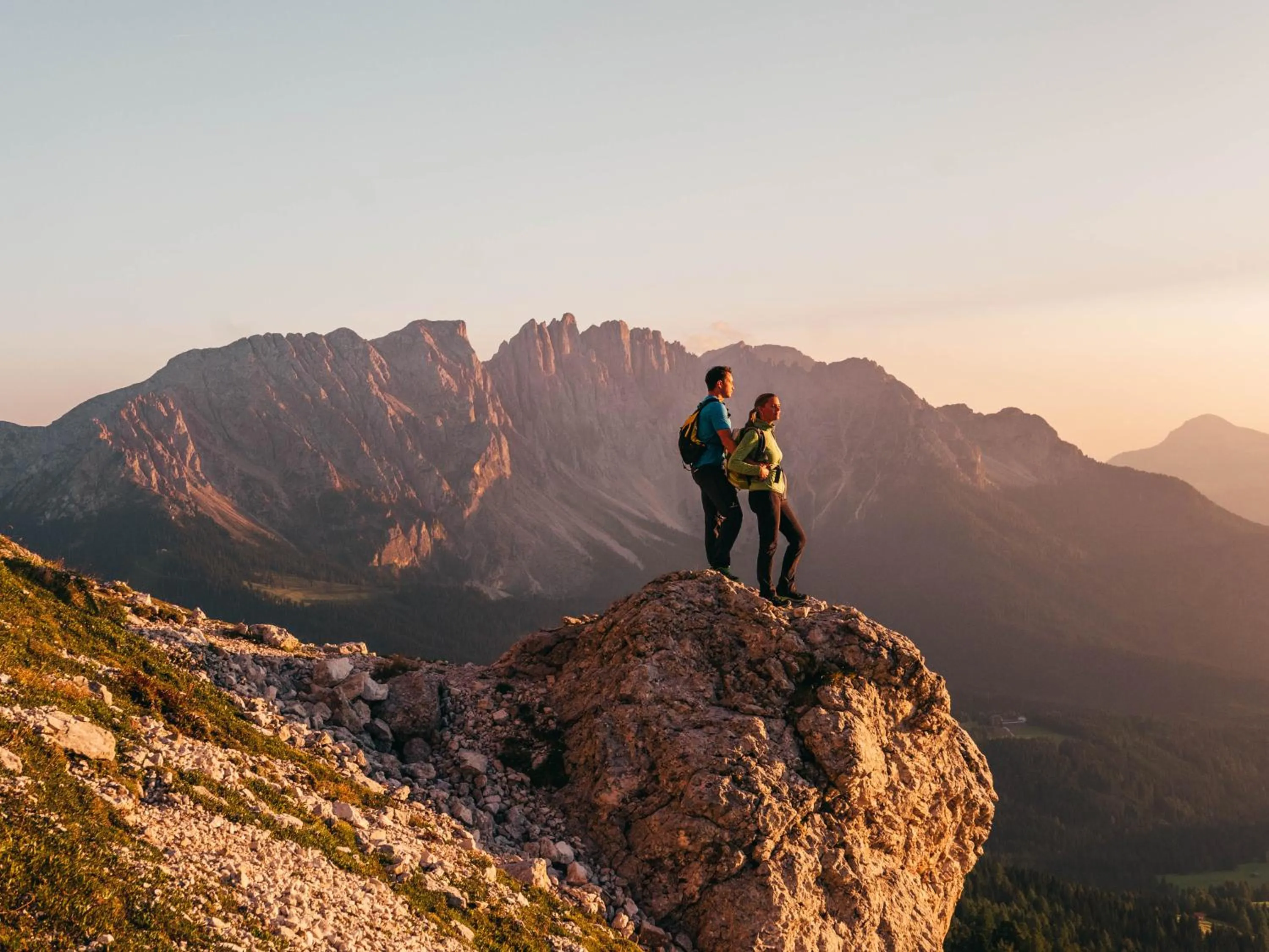 Natural landscape in Sport Hotel Passo Carezza