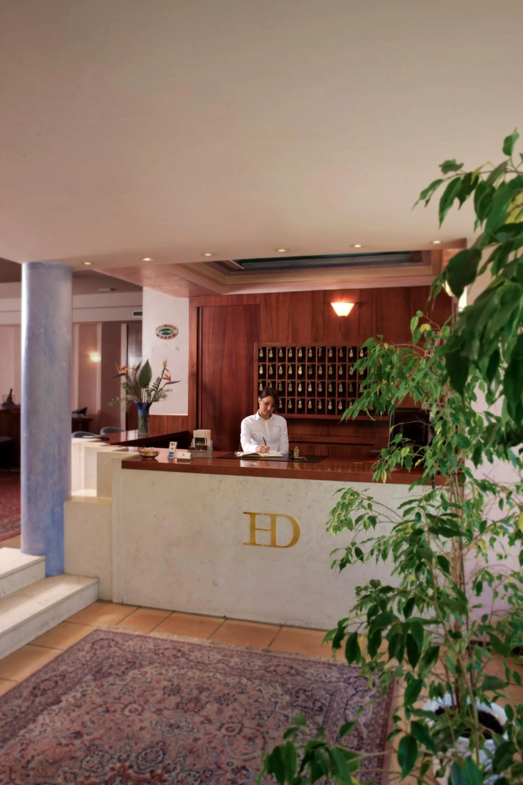Lobby or reception in Hotel Diana
