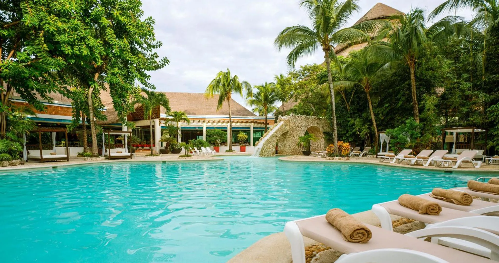 Pool view in Grand Park Royal Cozumel - All Inclusive