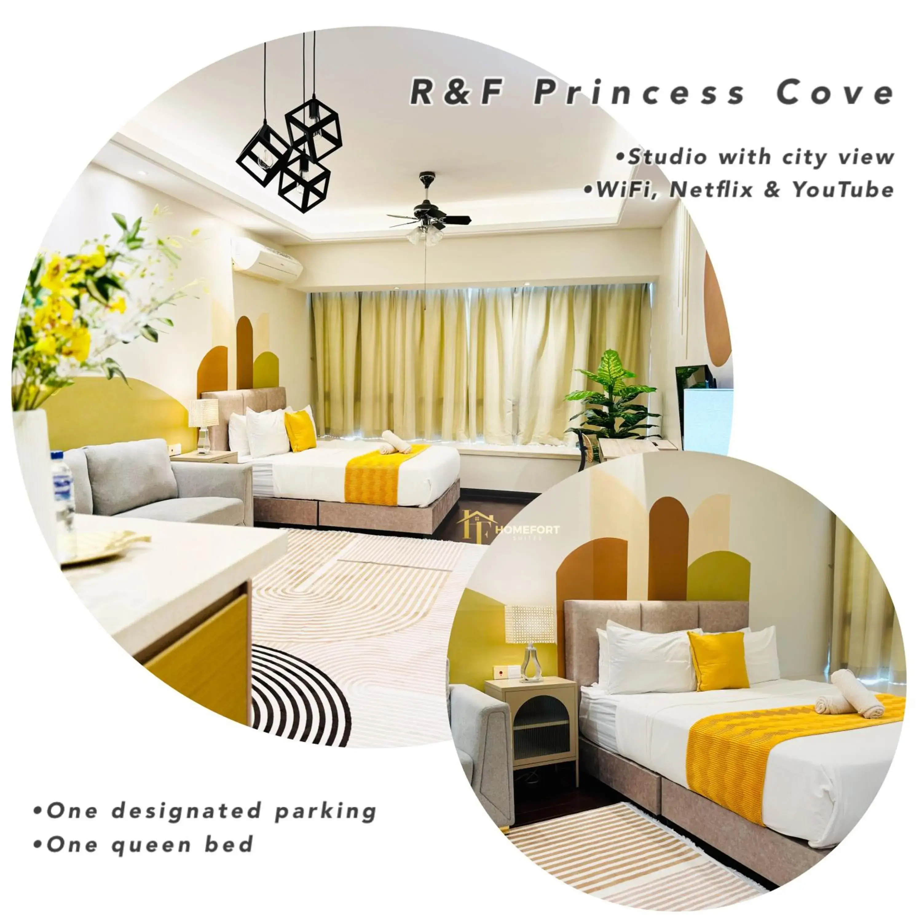 Queen Studio in R&F PRINCESS COVE BY HOMEFORT SUITES Queen Studio in R&F PRINCESS COVE BY HOMEFORT SUITES