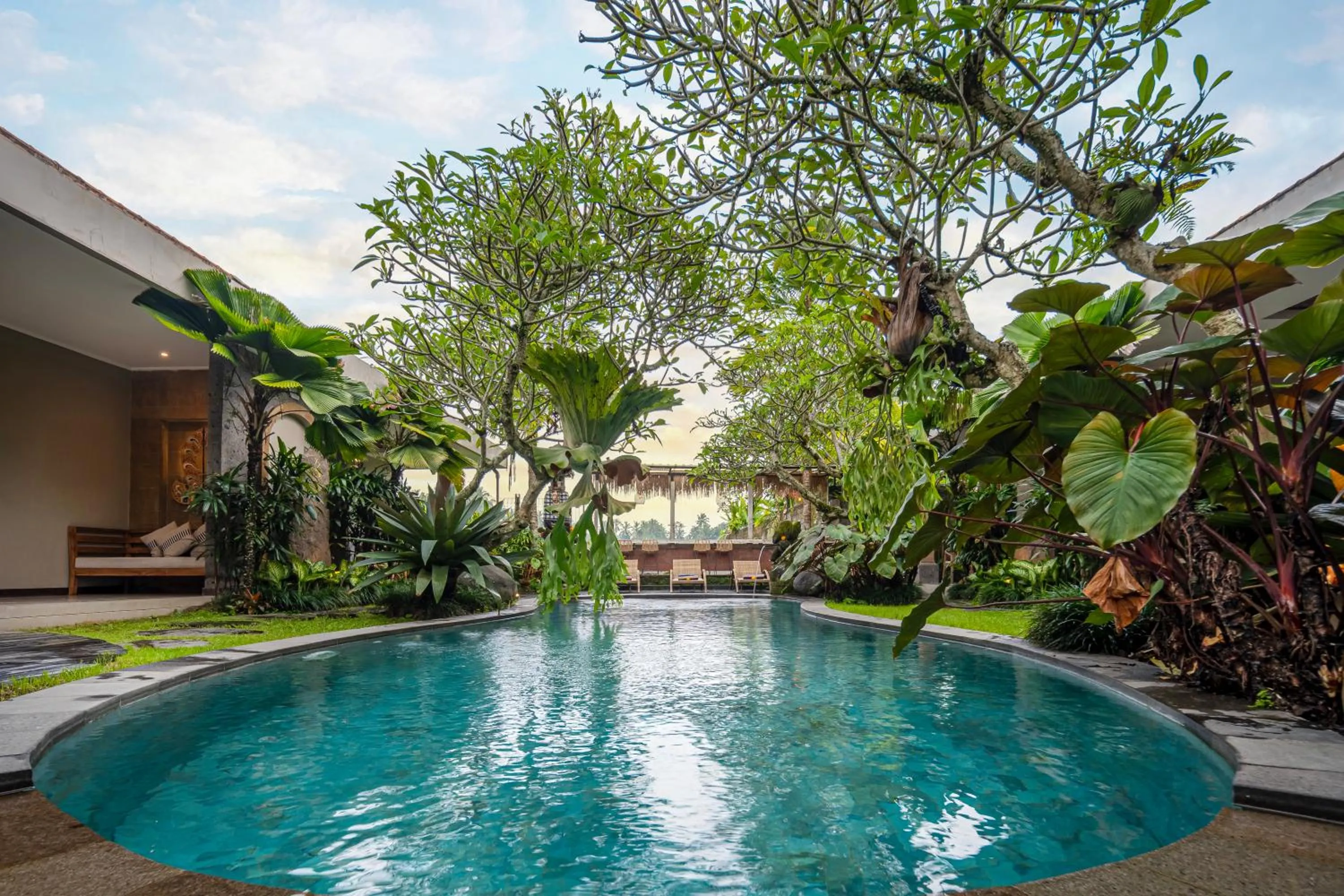 Pool view in Govala Ubud Villas & SPA