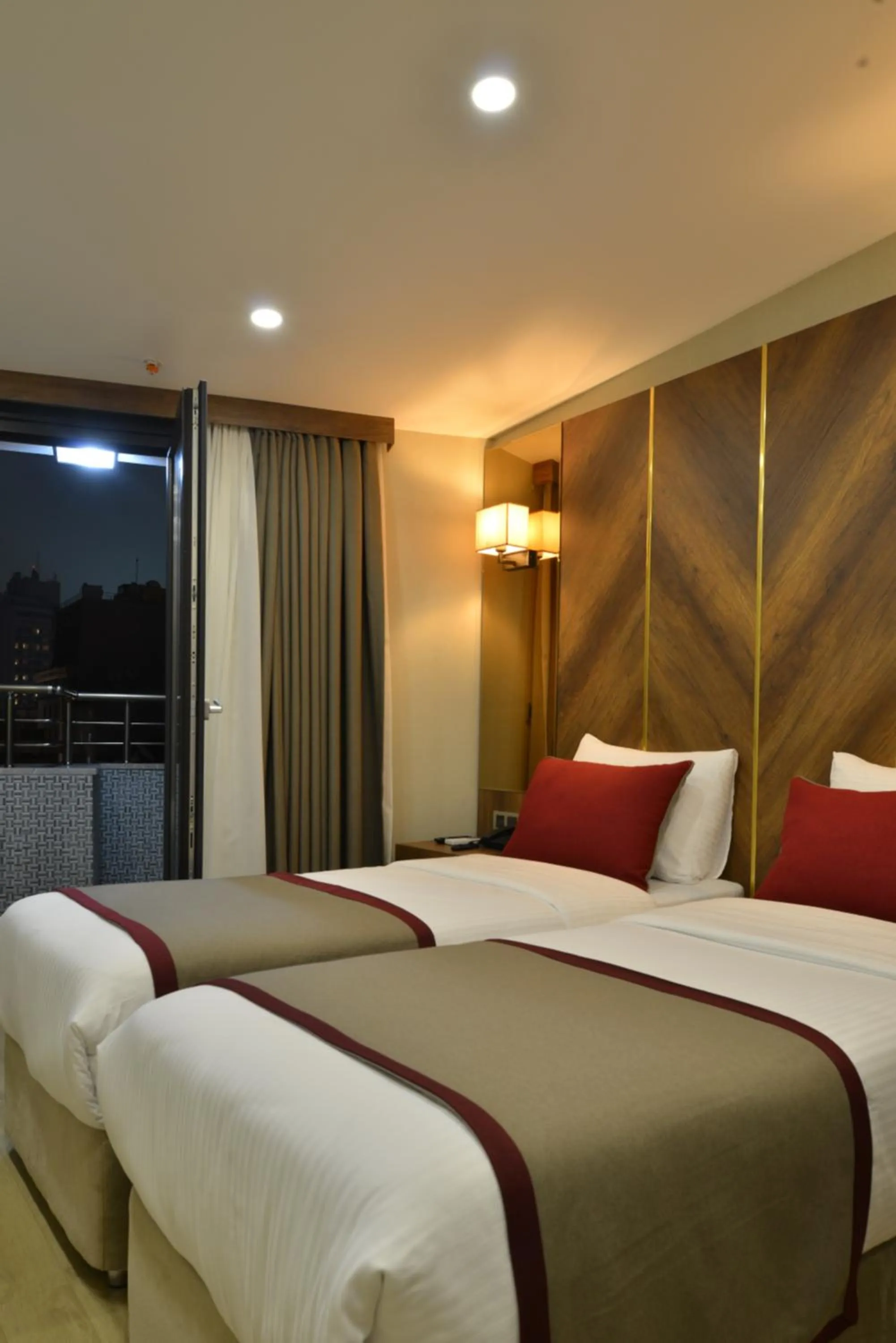 Bed in Celine Hotel Taxim