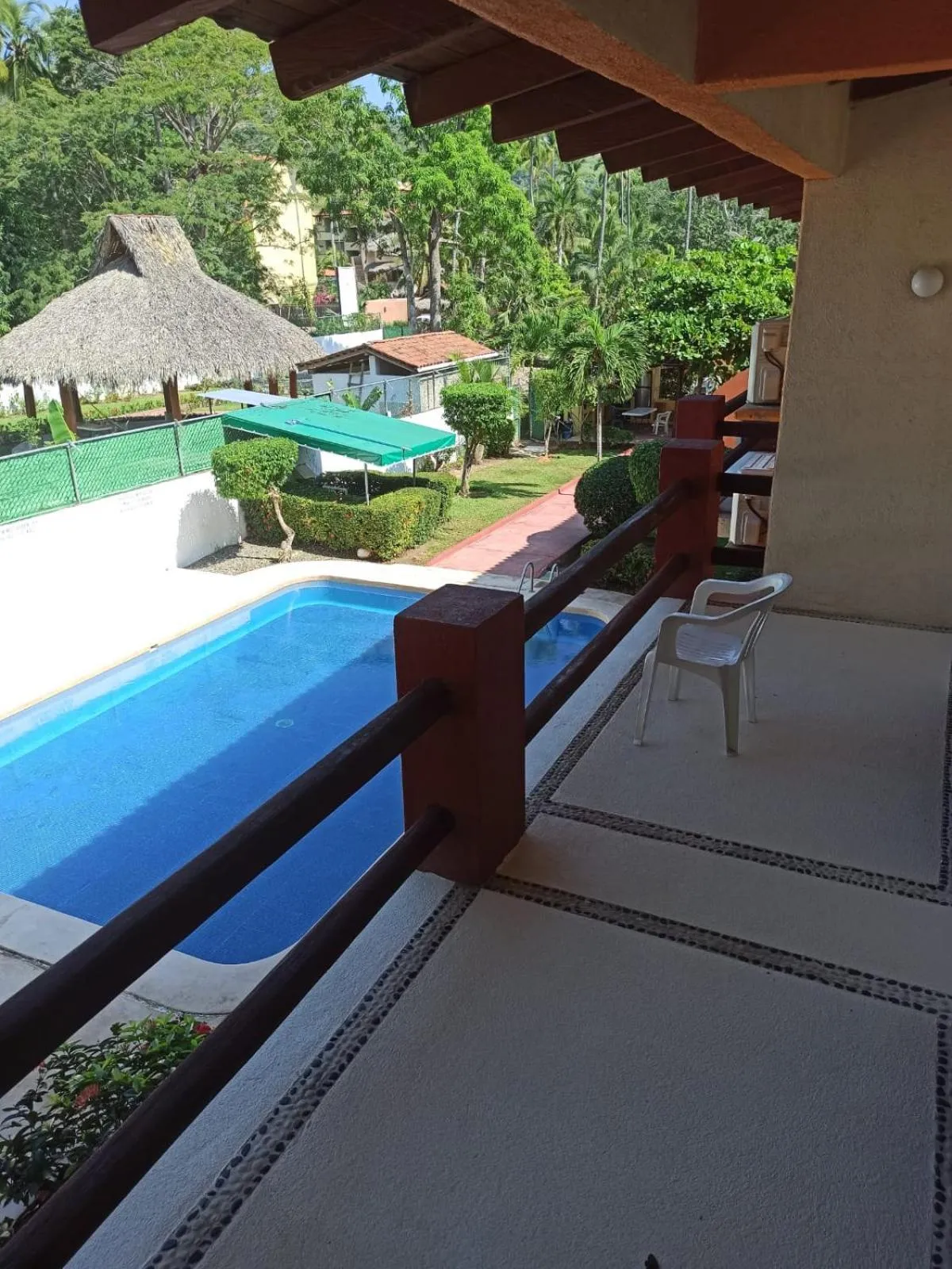 Pool view in Hotel J.B.