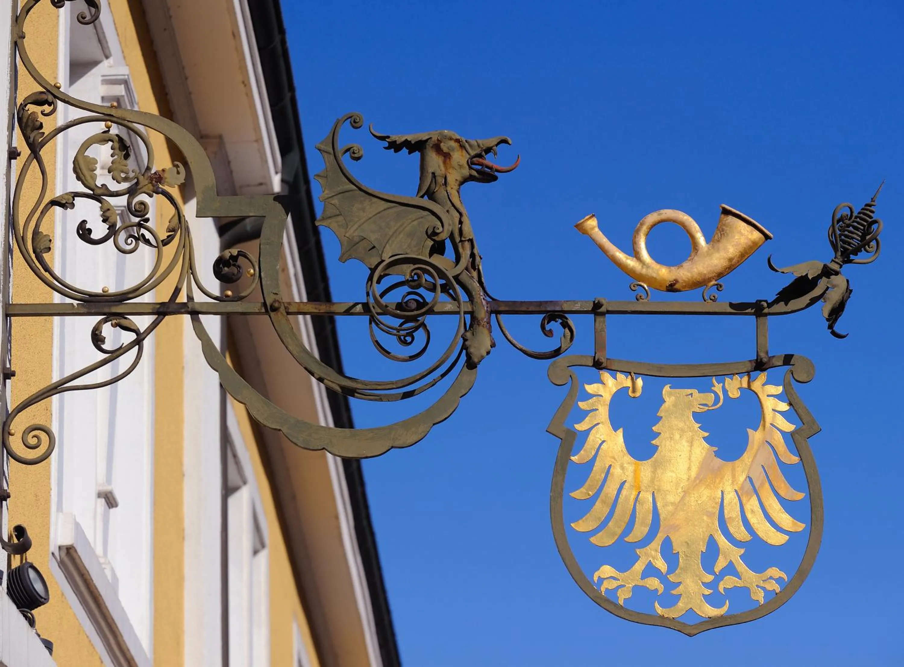 Decorative detail in Hotel Adler Post