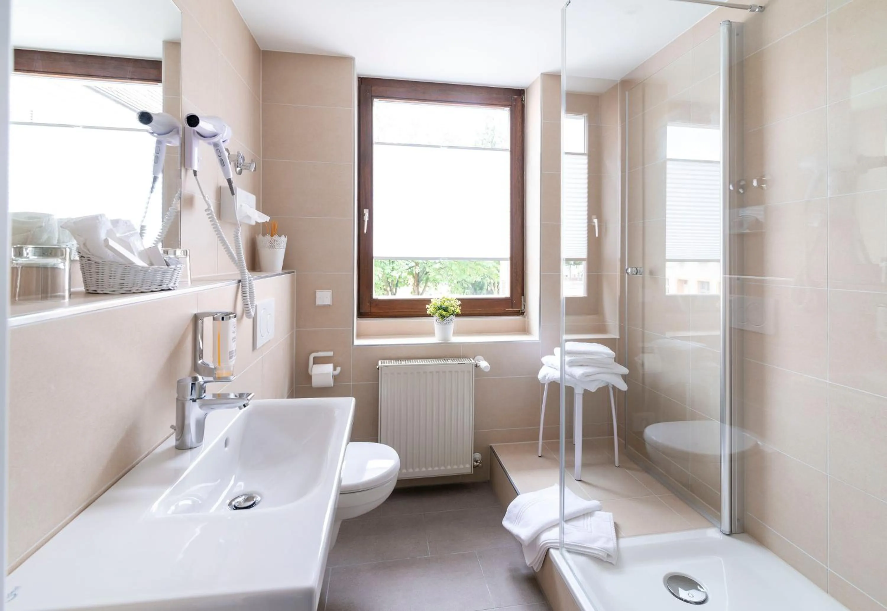 Bathroom in Hotel Adler Post