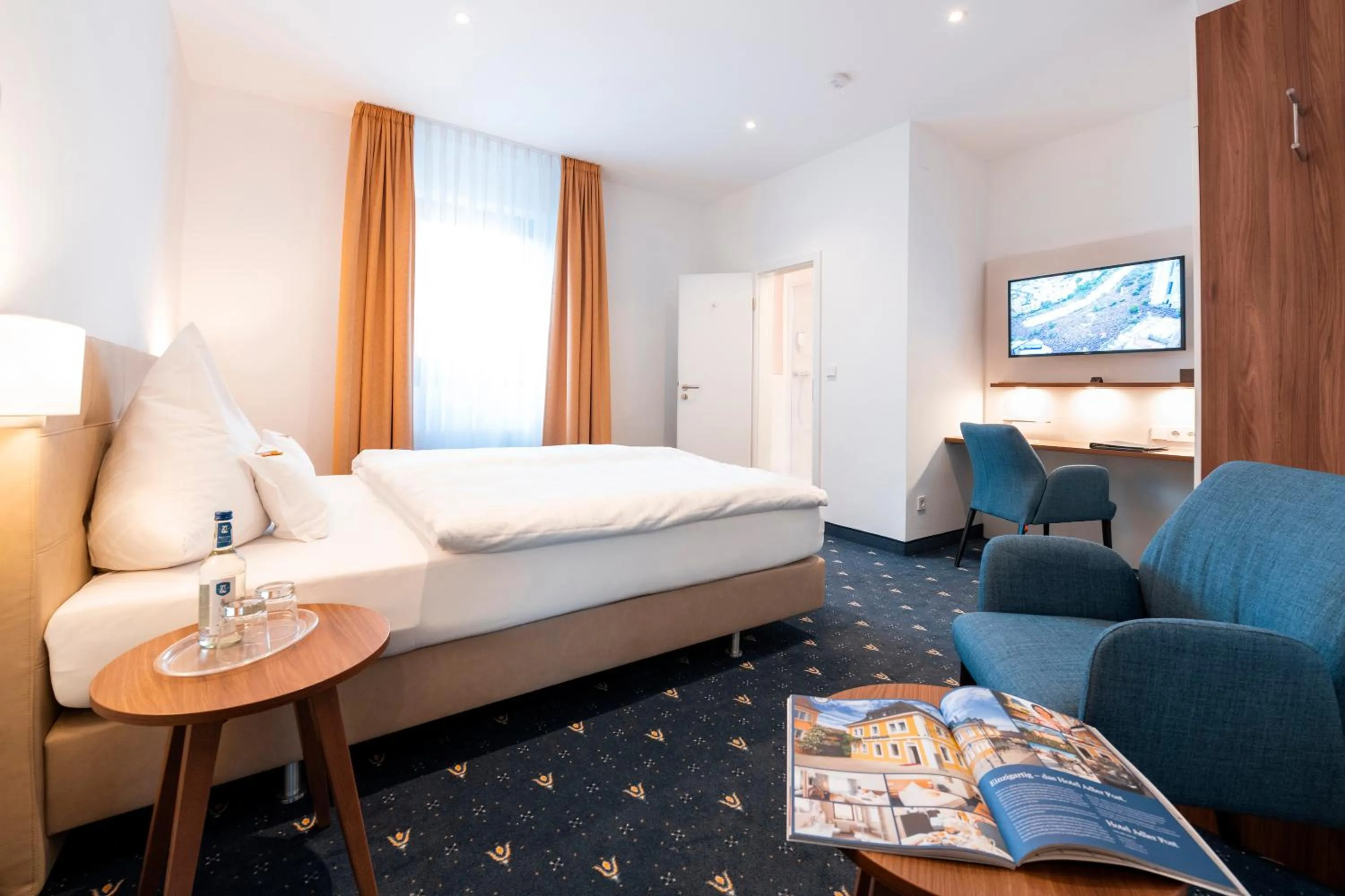 Photo of the whole room, Bed in Hotel Adler Post