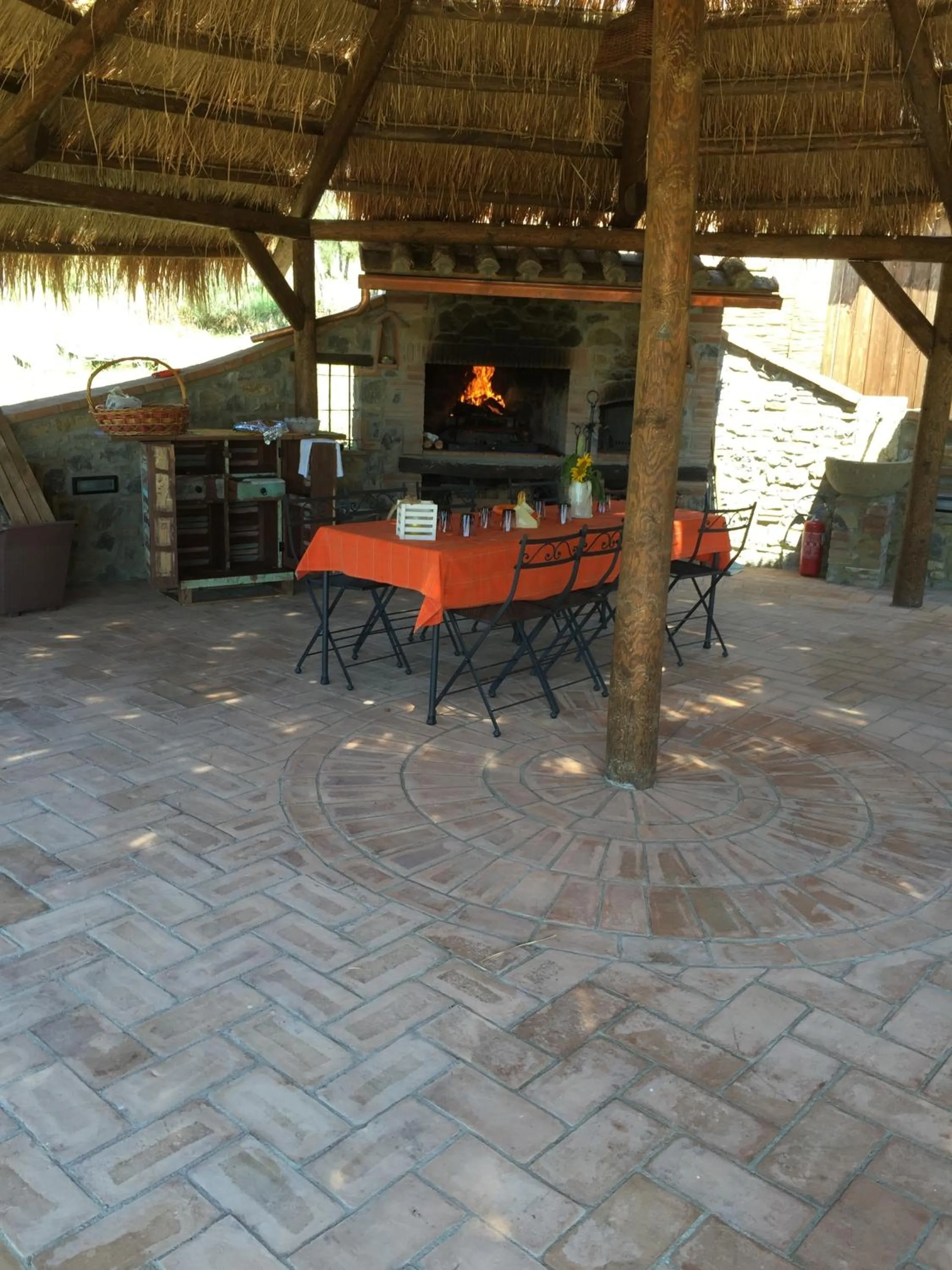 BBQ facilities in Azienda Agrituristica I Tre Casali