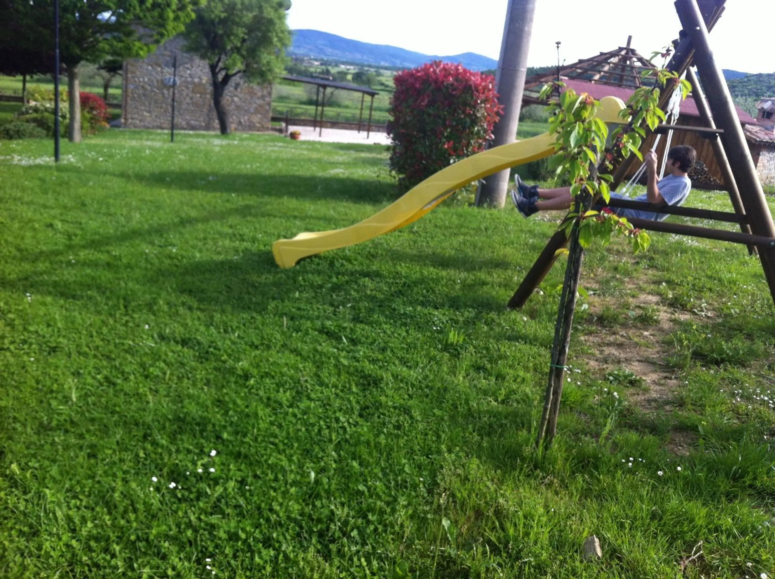 Children play ground in Azienda Agrituristica I Tre Casali
