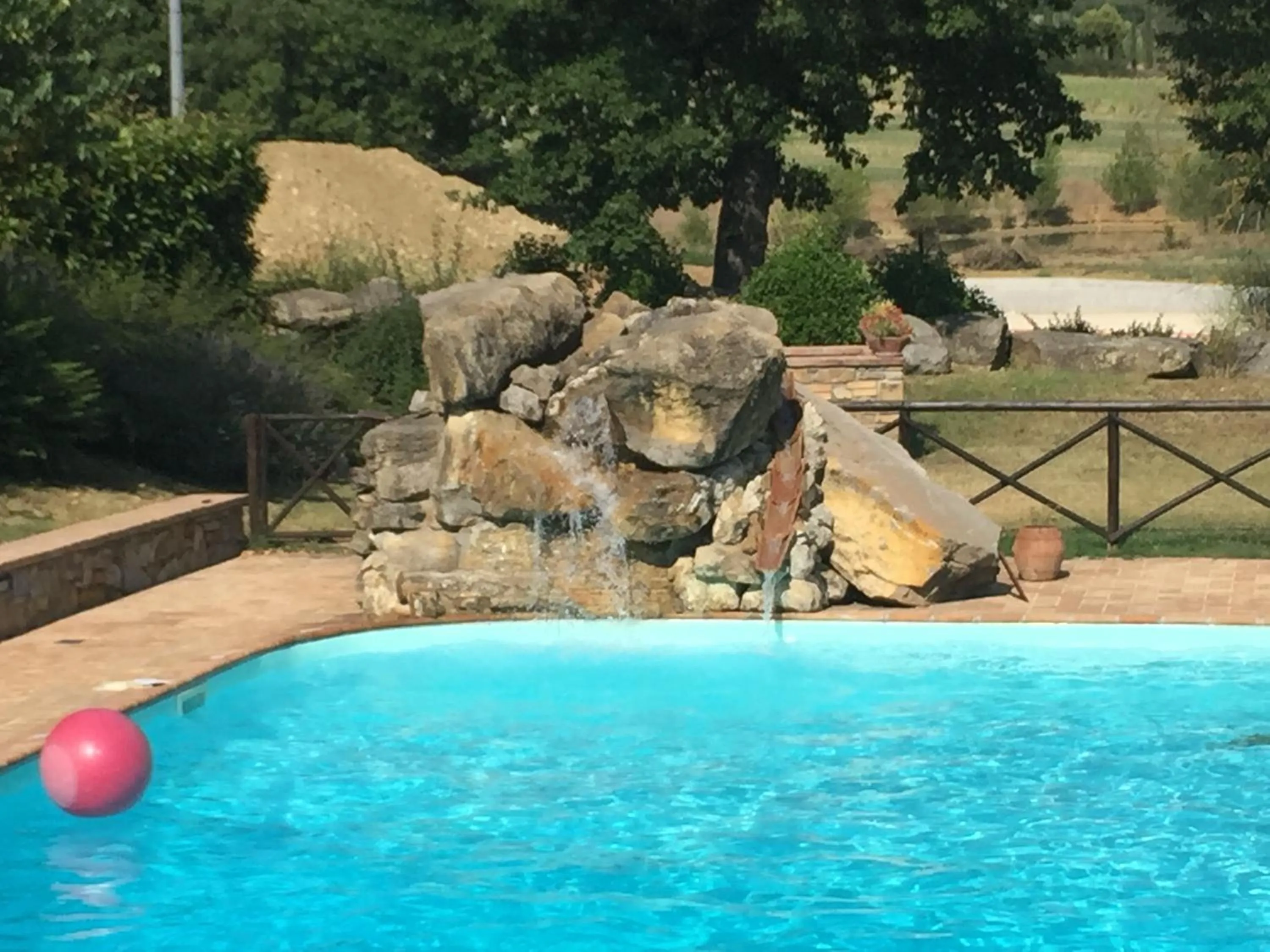 Pool view in Azienda Agrituristica I Tre Casali