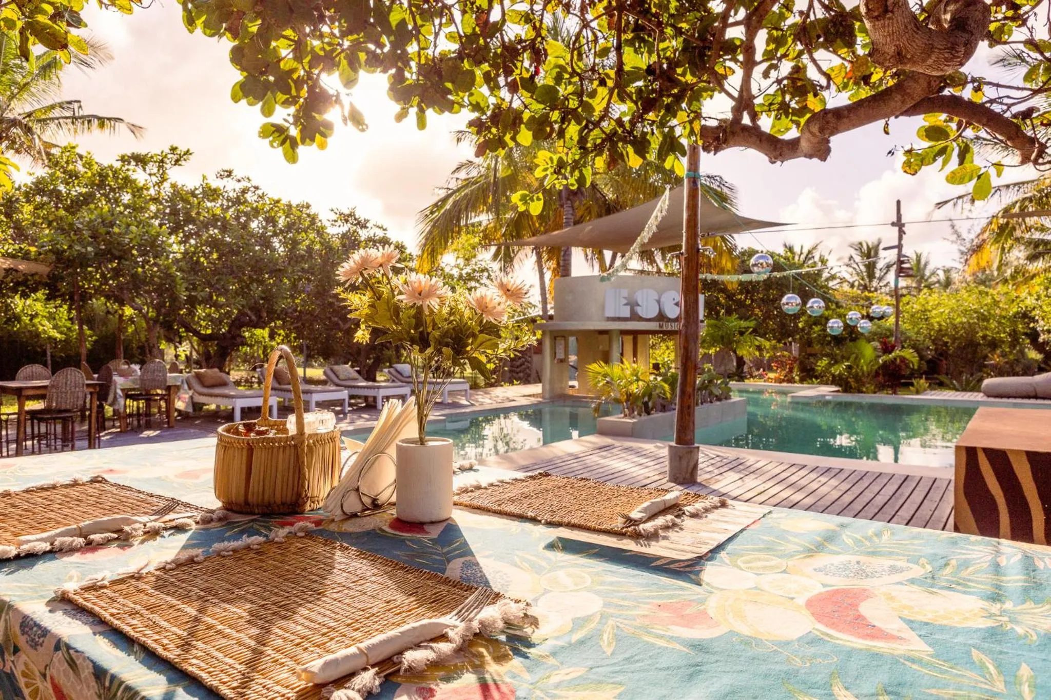 Dining area in Mozambeat Motel