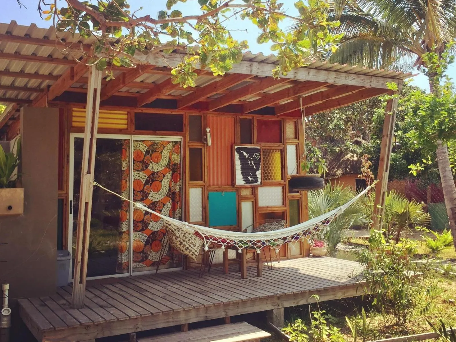 Patio in Mozambeat Motel