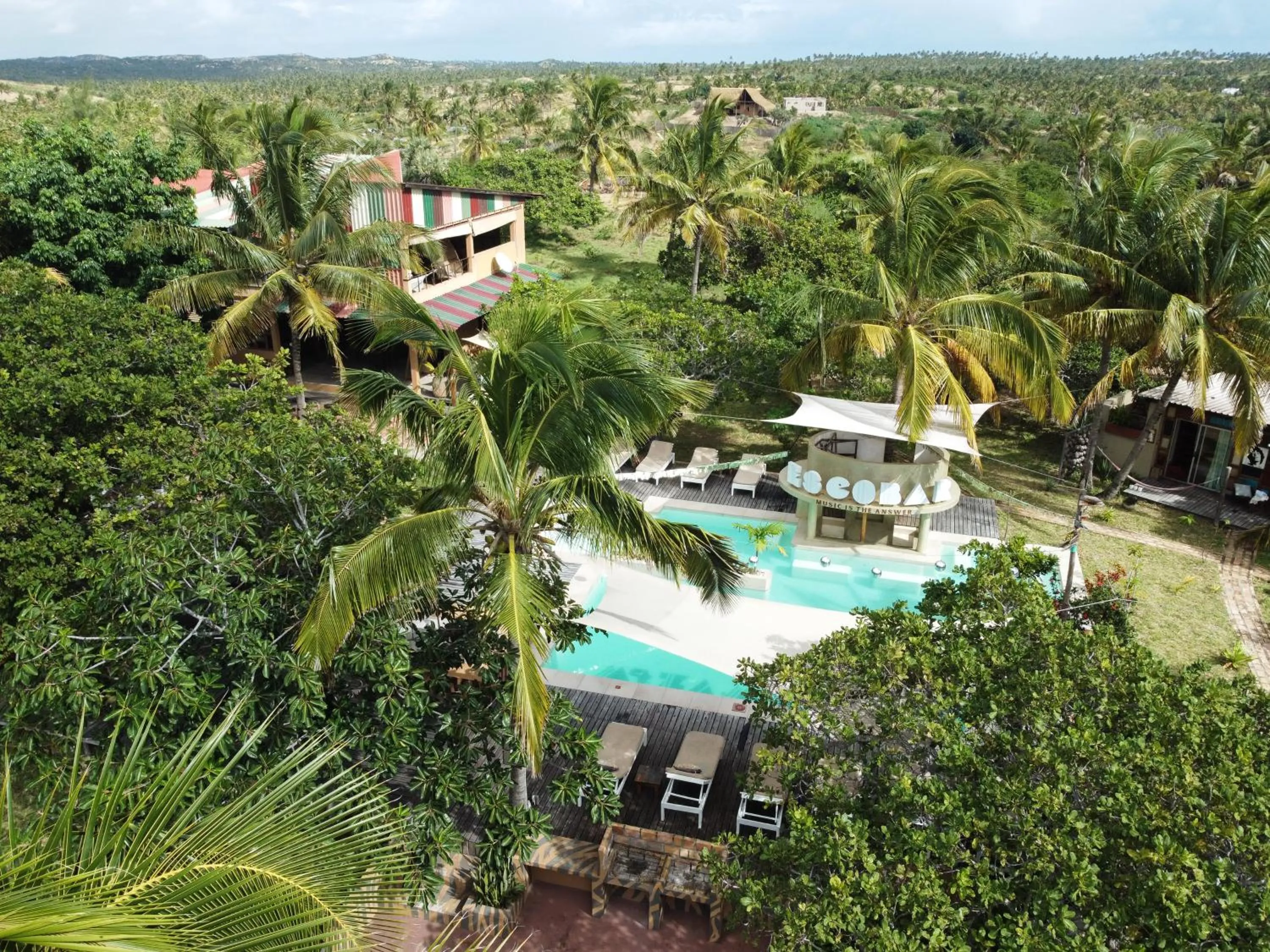 Bird's eye view in Mozambeat Motel