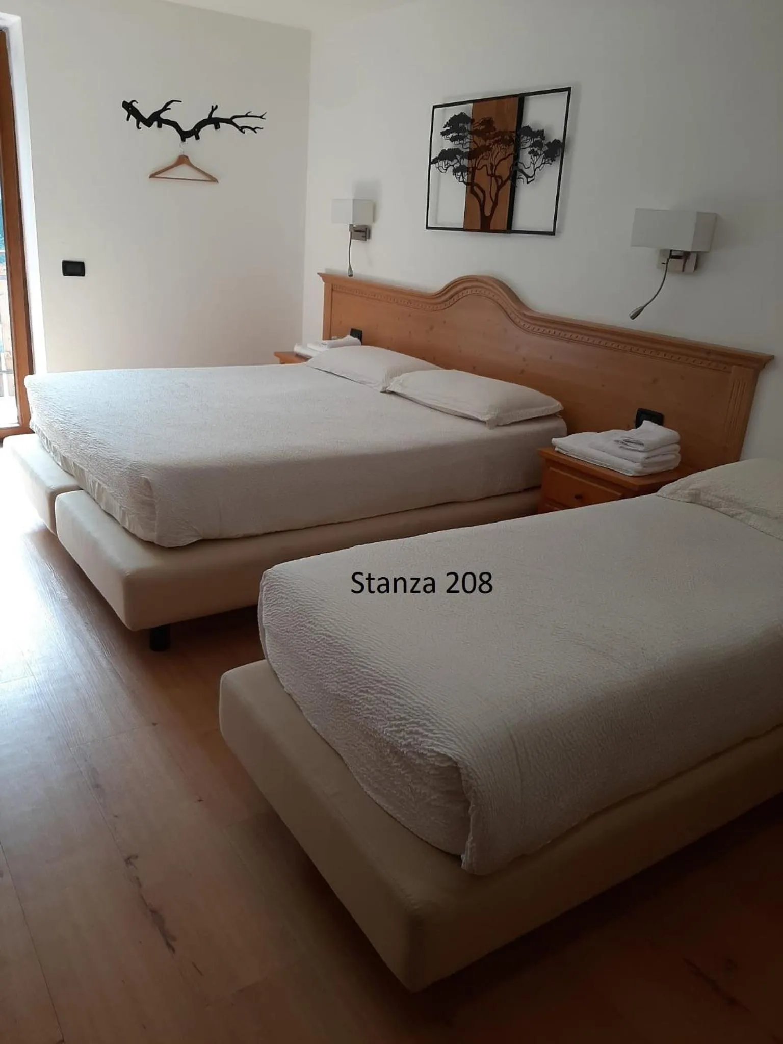 Bed in Hotel Pizboè