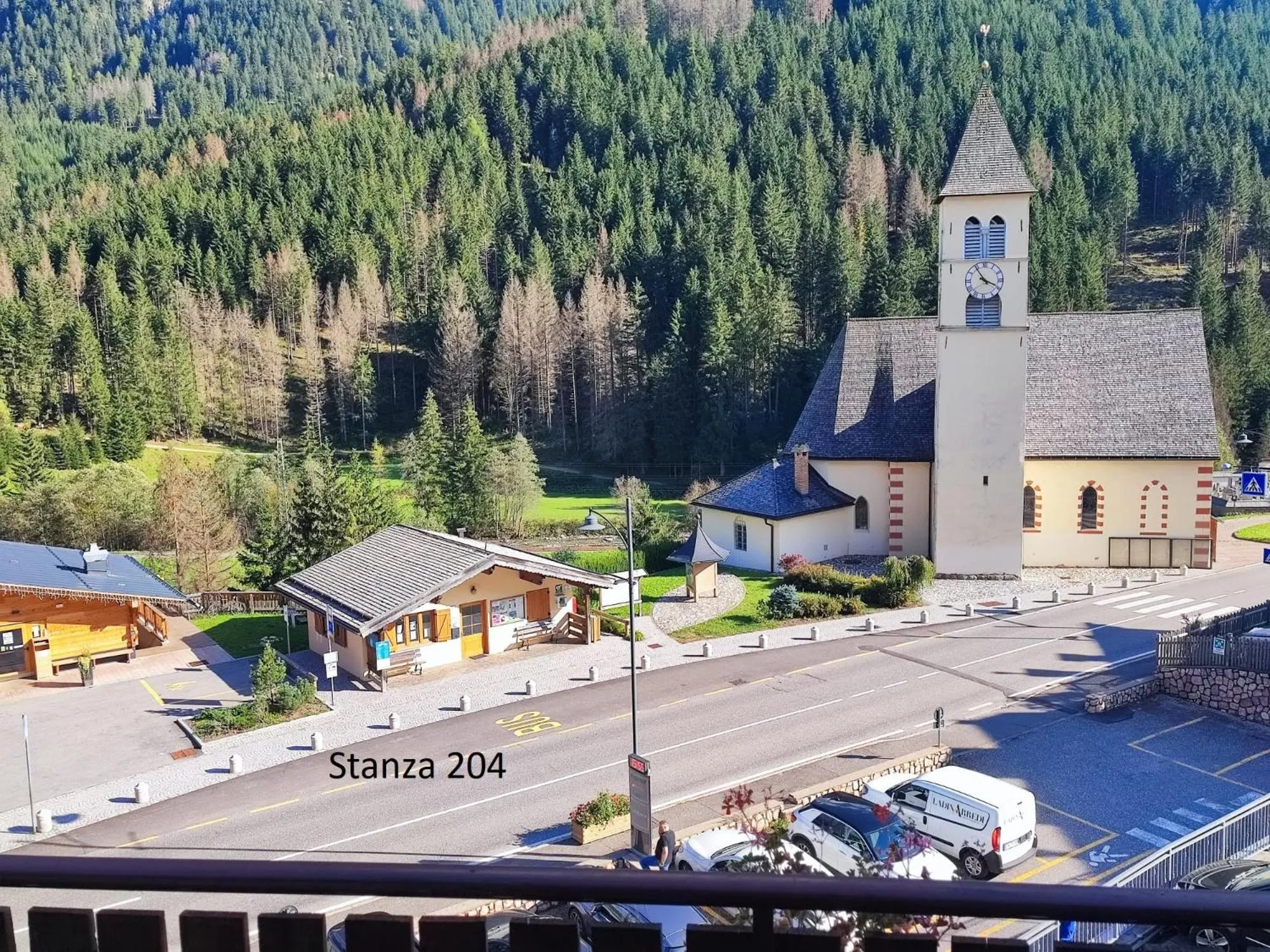 Mountain view in Hotel Pizboè