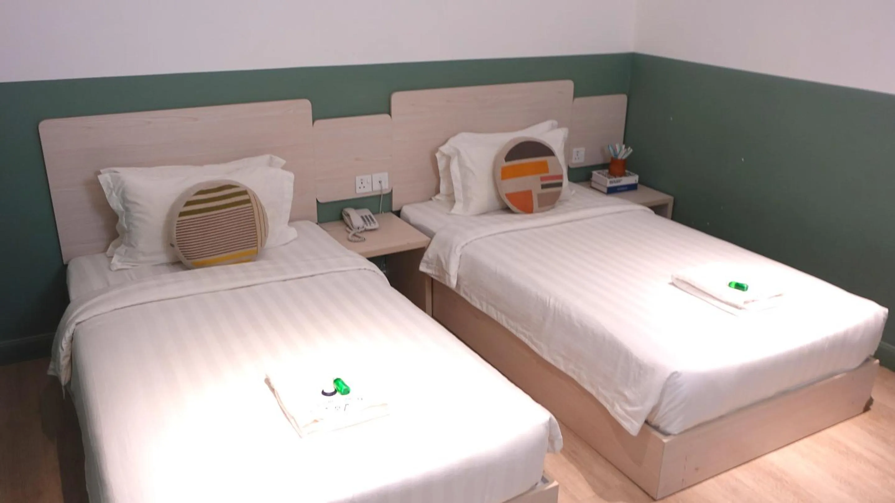 Bed in All Are Welcome Lawas Boutique Hotel