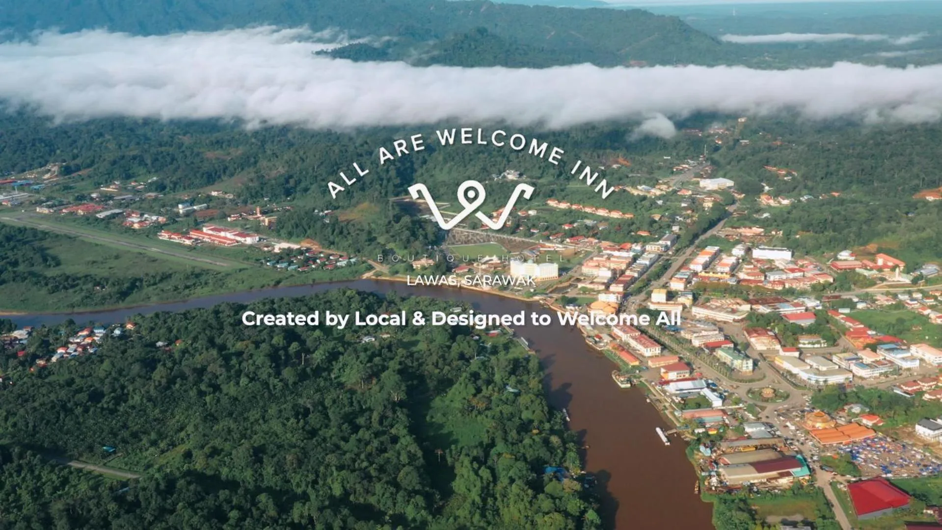 Bird's eye view in All Are Welcome Lawas Boutique Hotel