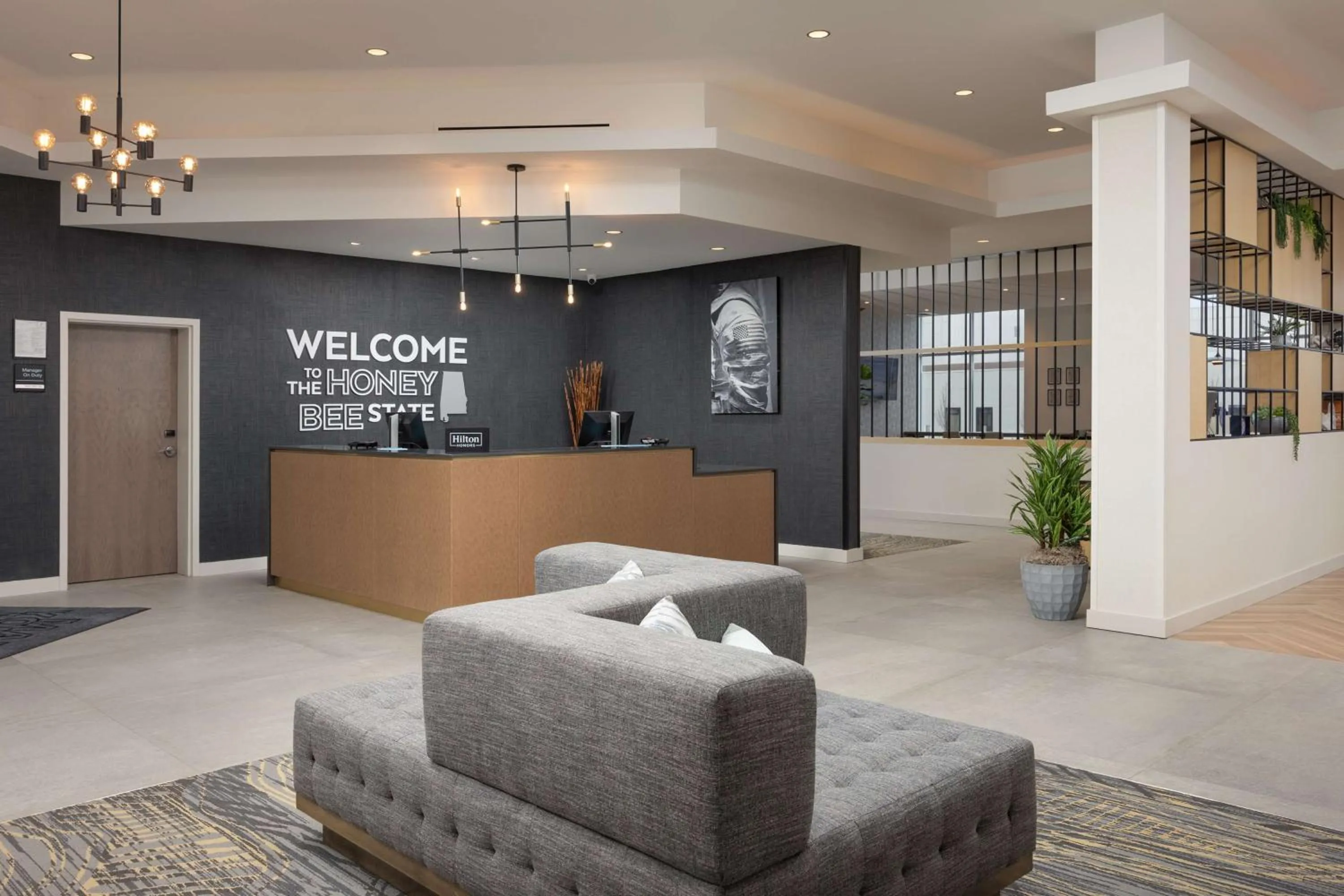 Lobby or reception in Hampton Inn & Suites Huntsville Downtown, Al
