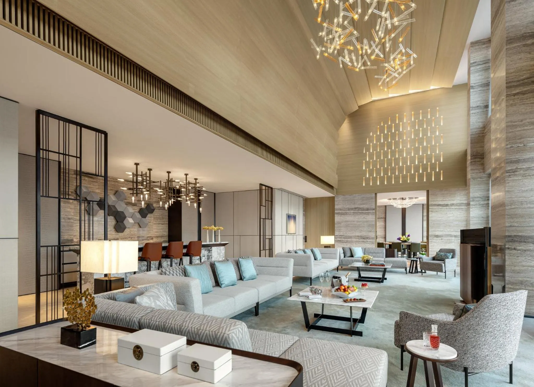 Bedroom in Mandarin Oriental, Shenzhen