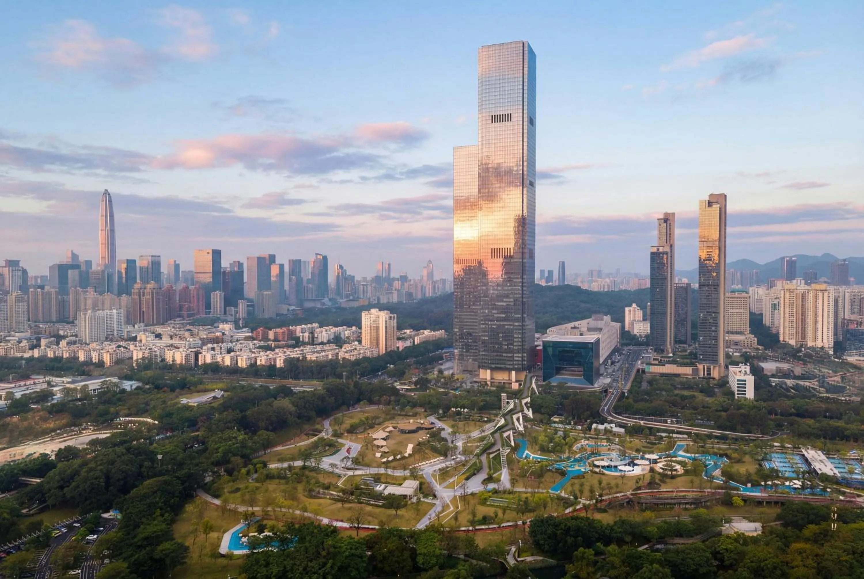 Facade/entrance in Mandarin Oriental, Shenzhen