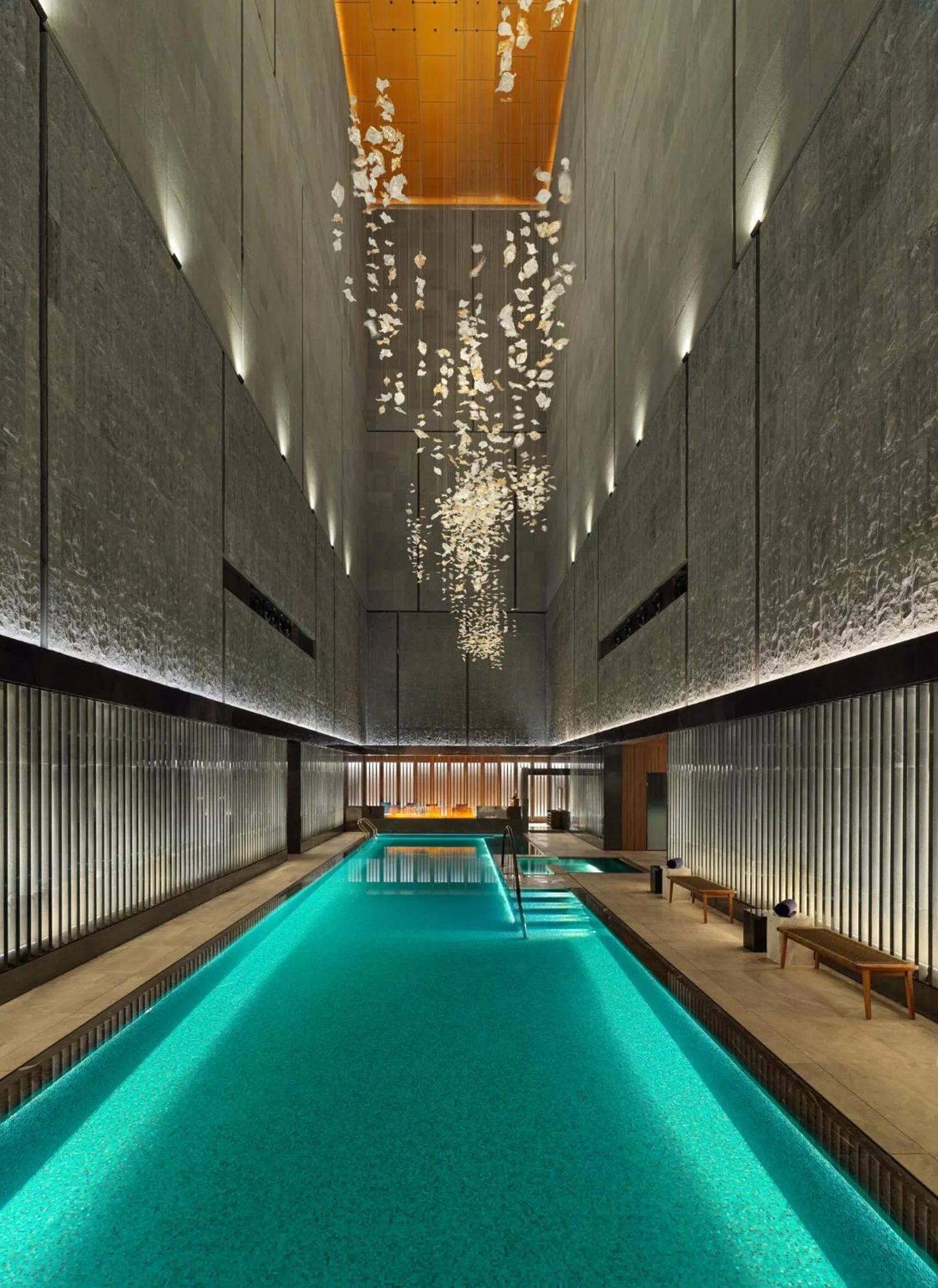 Swimming pool in Mandarin Oriental, Shenzhen