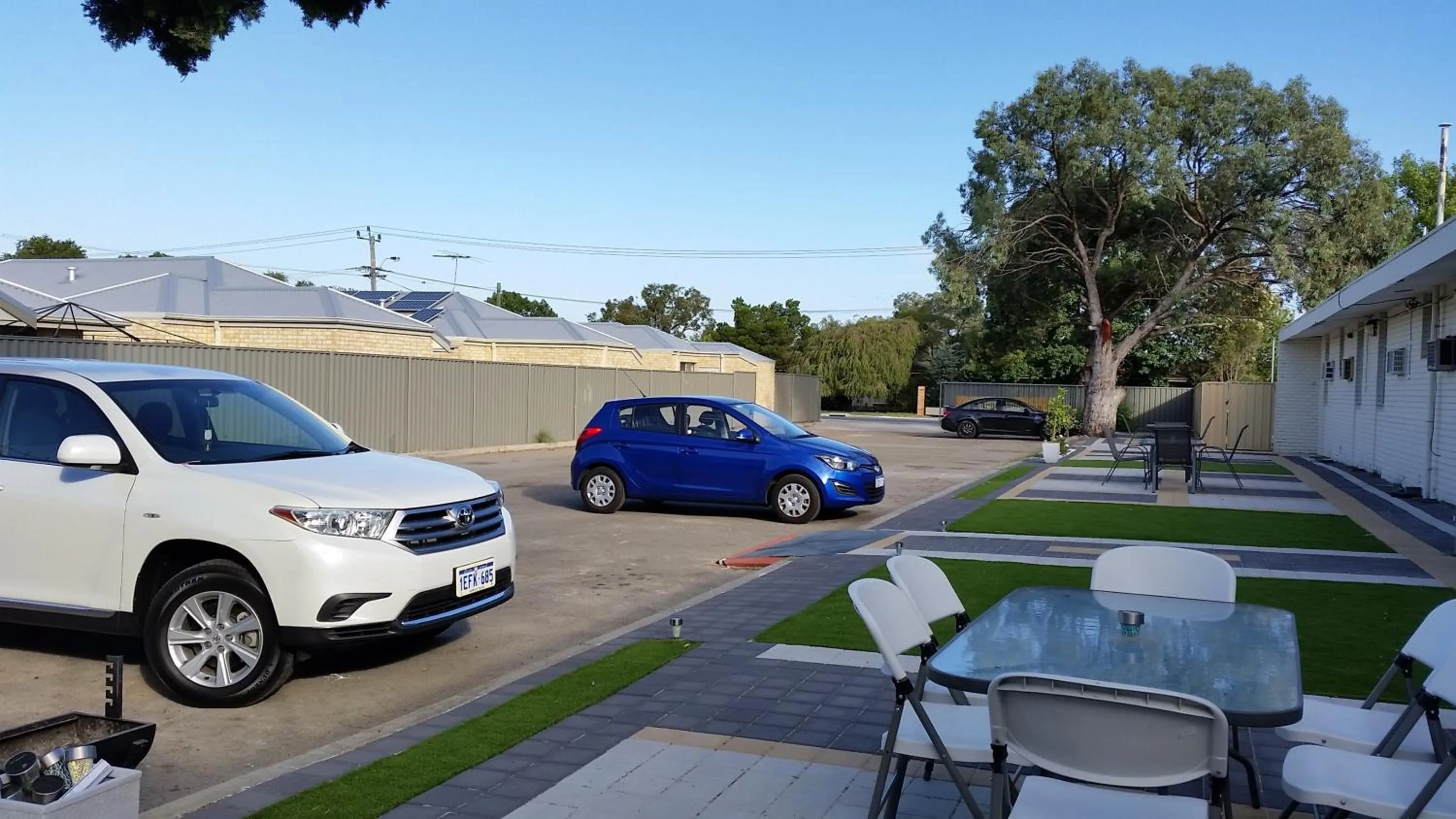 Patio in Perth City Motel