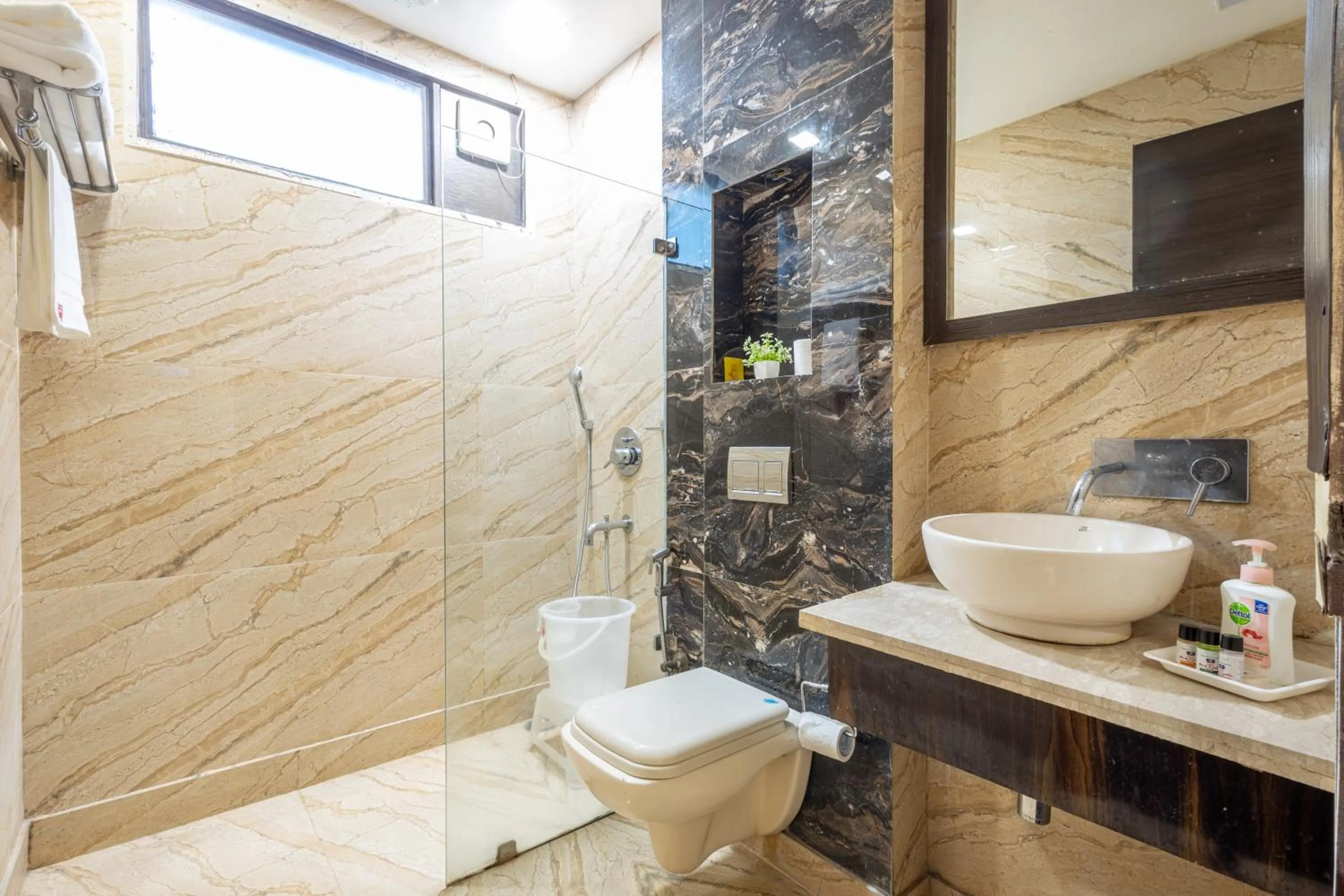 Shower in Hotel Red Castle - Karol Bagh - Where luxury meets comfort