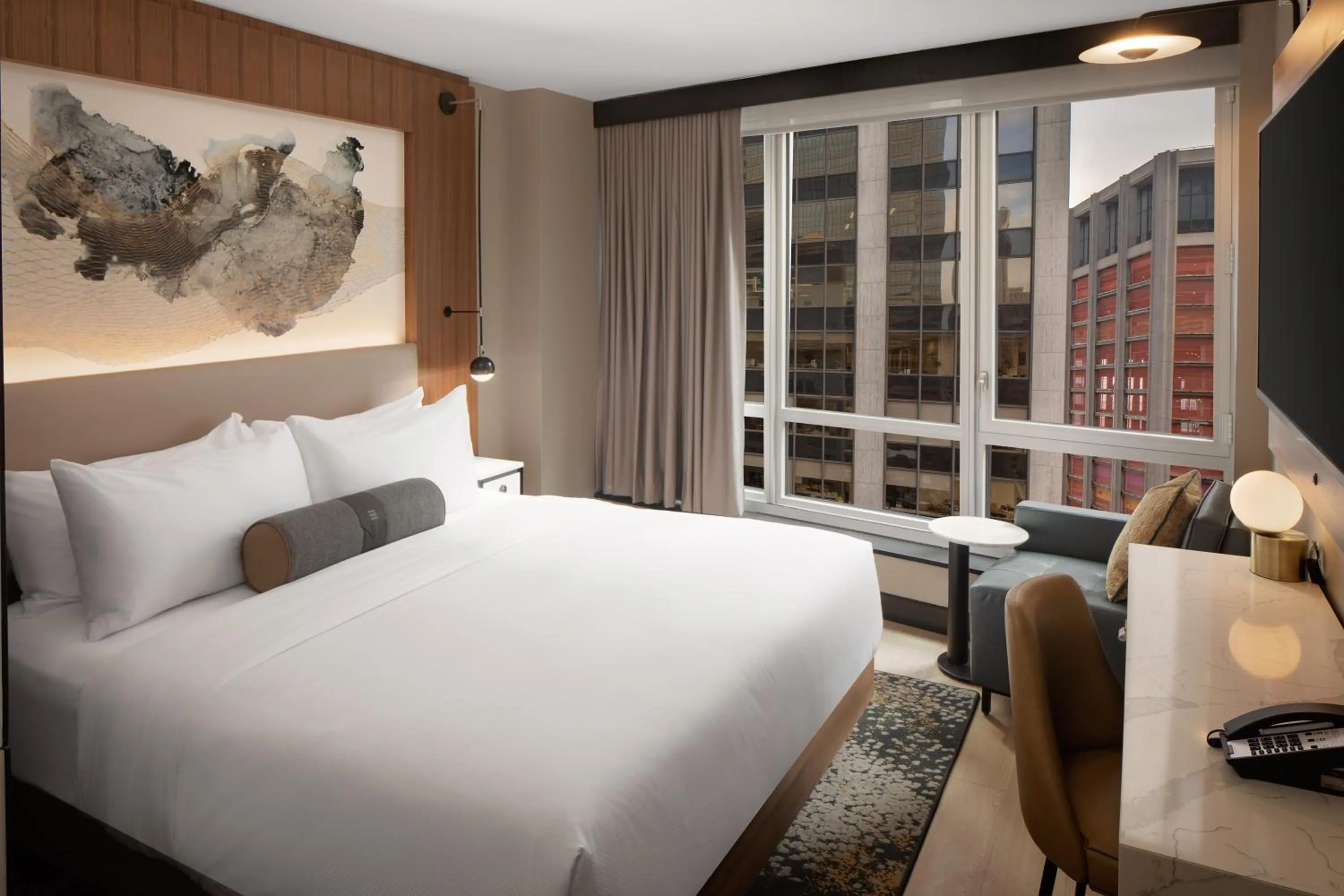 View (from property/room), Bed in Hotel Indigo NYC Downtown - Wall Street by IHG