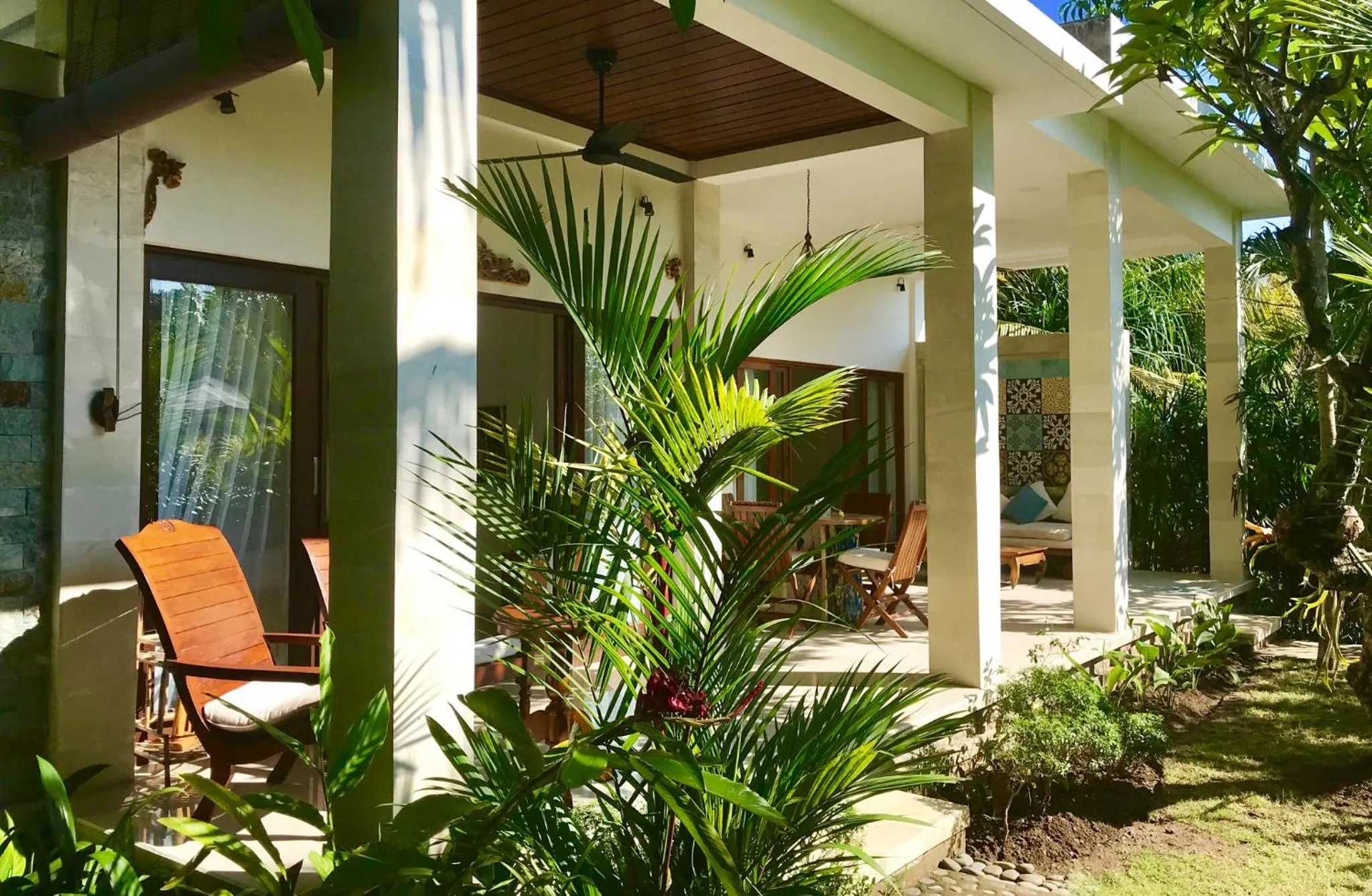 Garden view in Villa Adi