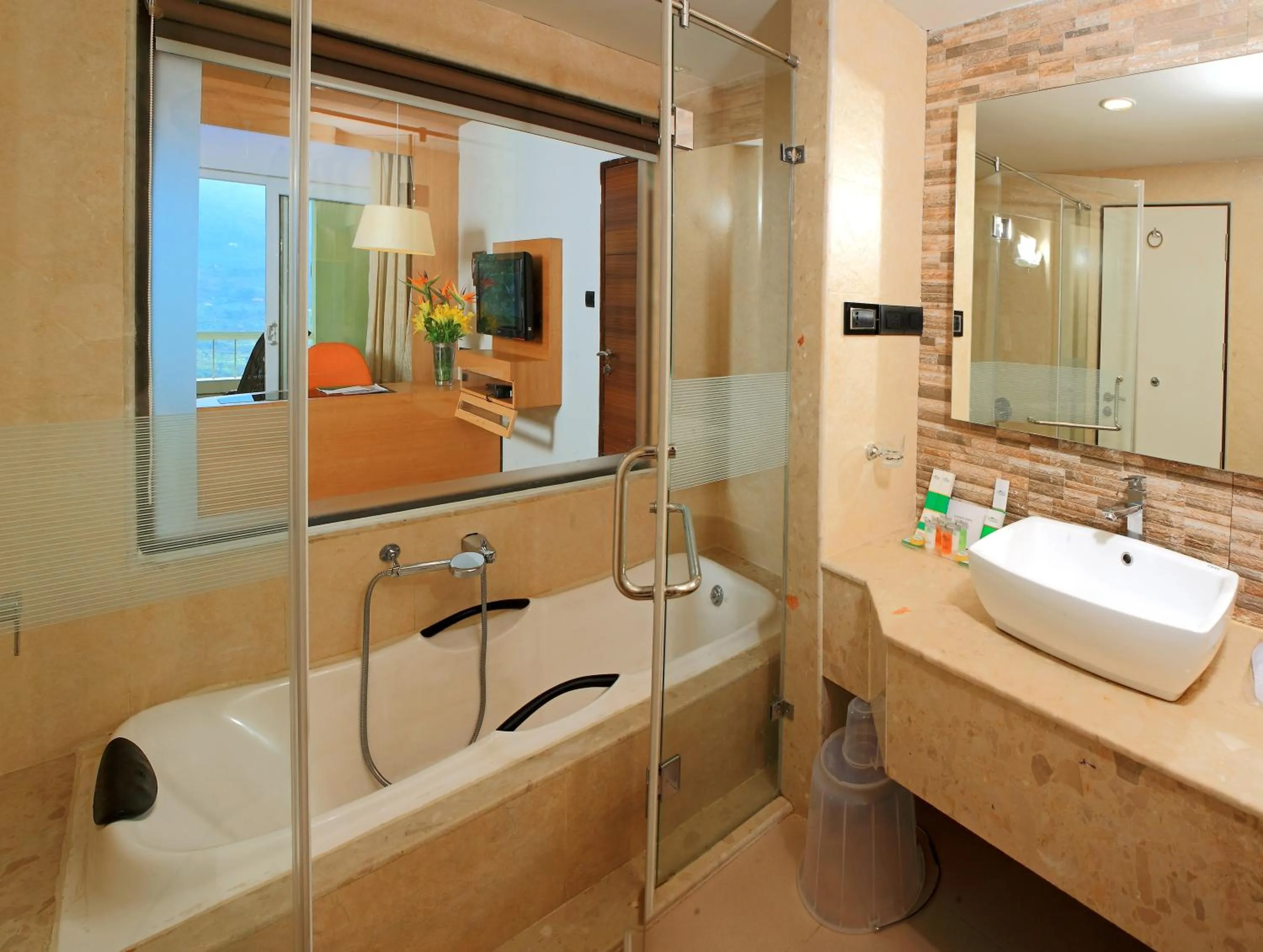 Bathroom in Devonshire Greens - The Leisure Hotel and Spa