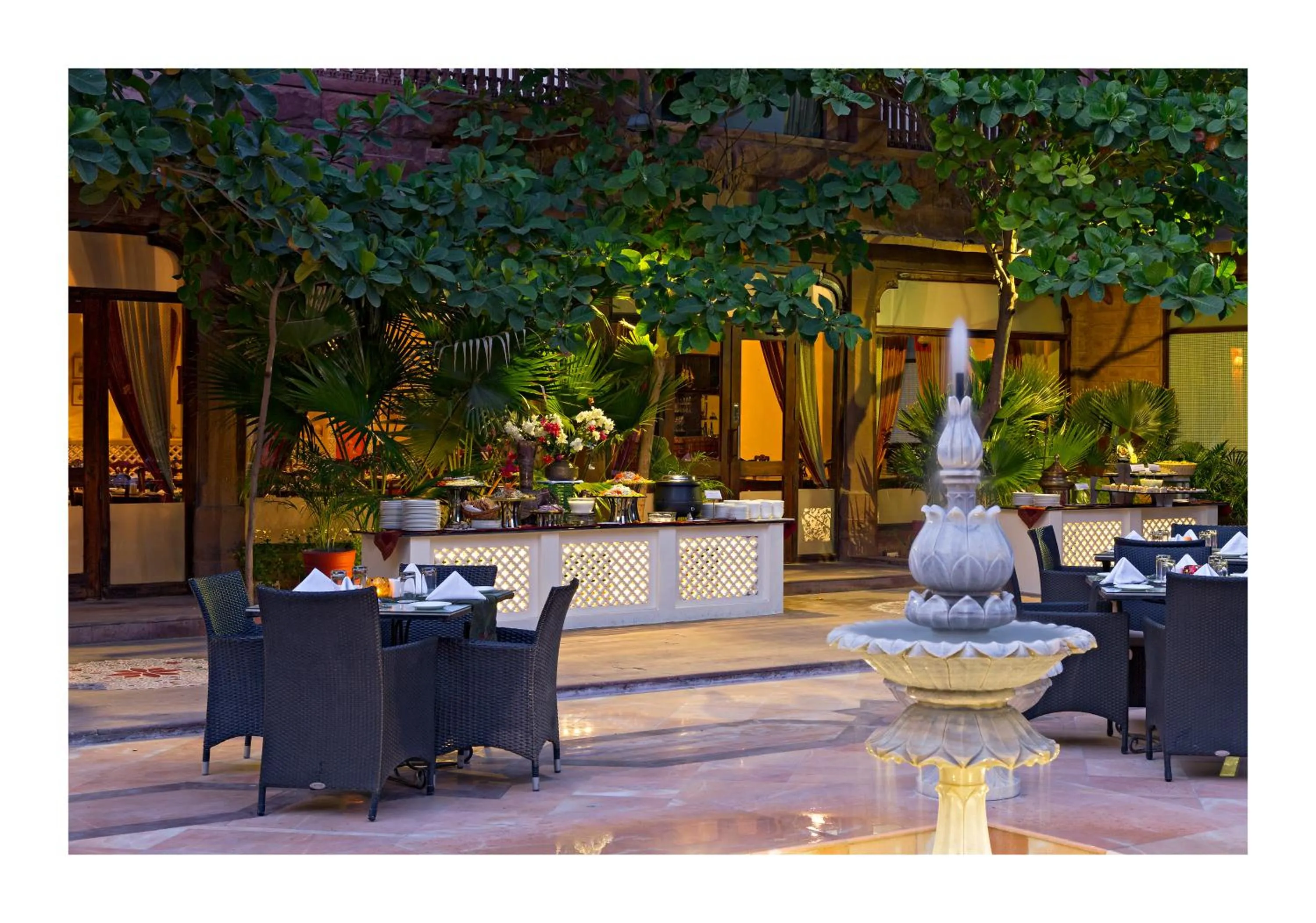 Breakfast in Ranbanka Palace