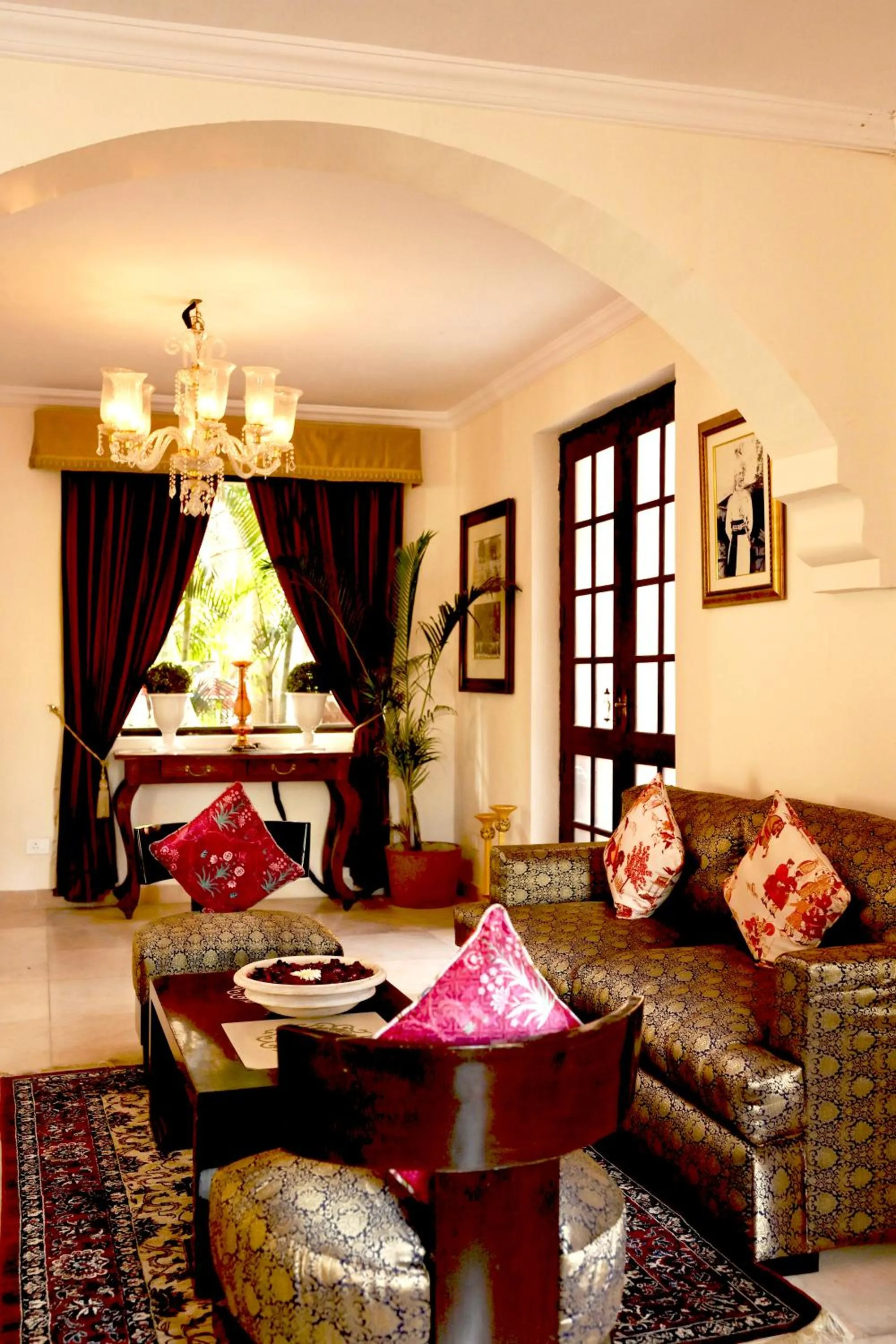 Lobby or reception in Ranbanka Palace