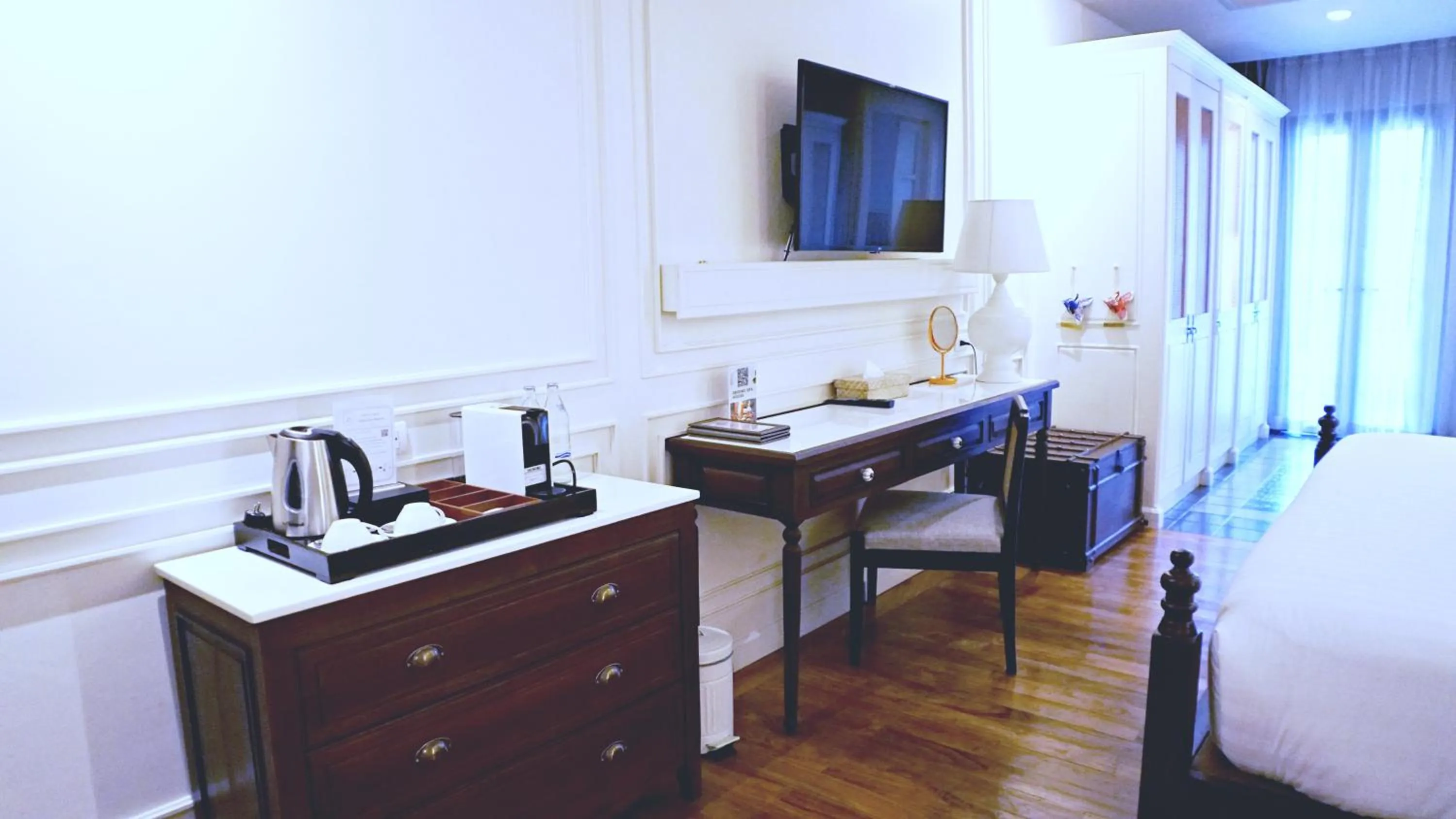 Bed in Buri Sriping Riverside Resort & Spa