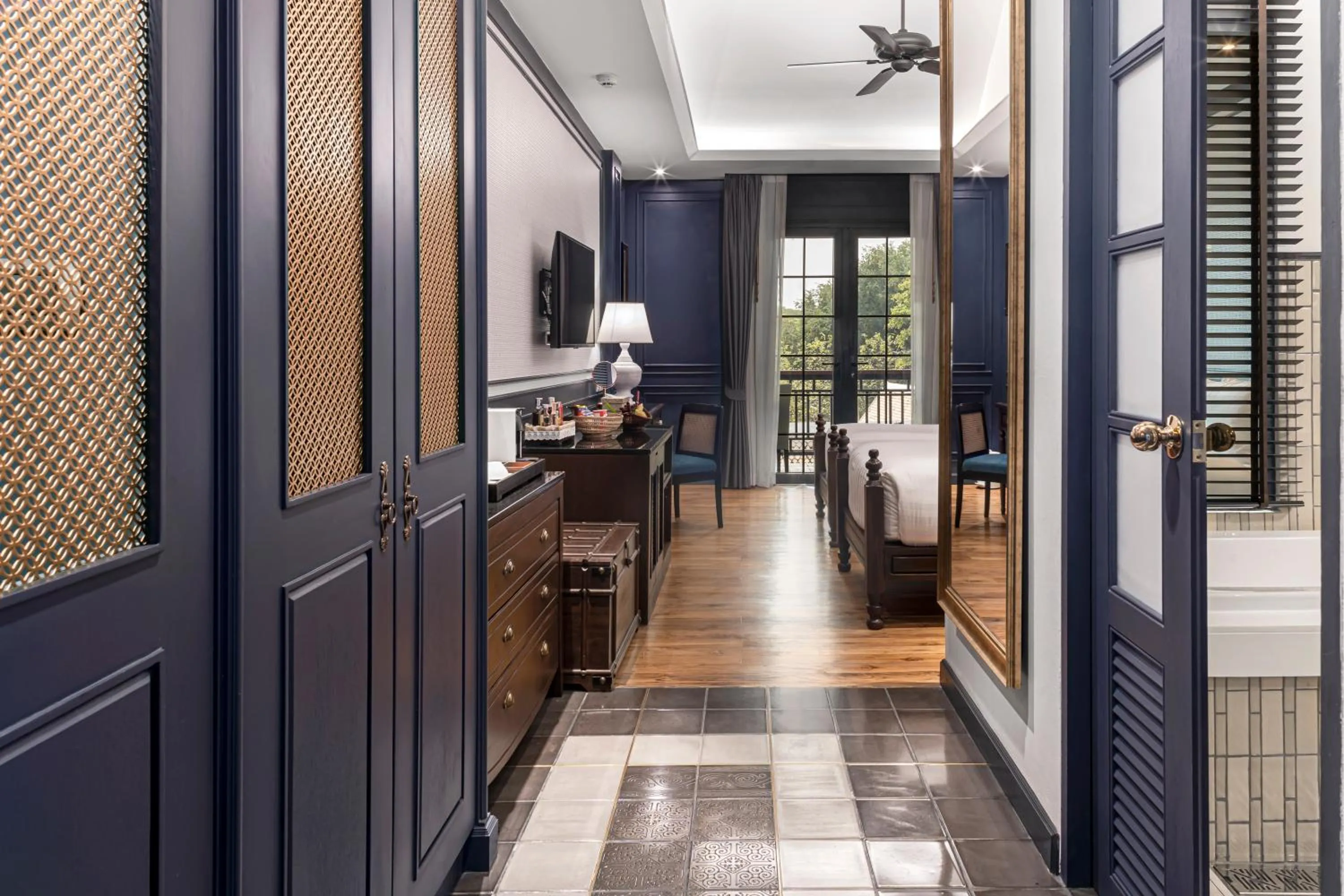 Bed in Buri Sriping Riverside Resort & Spa