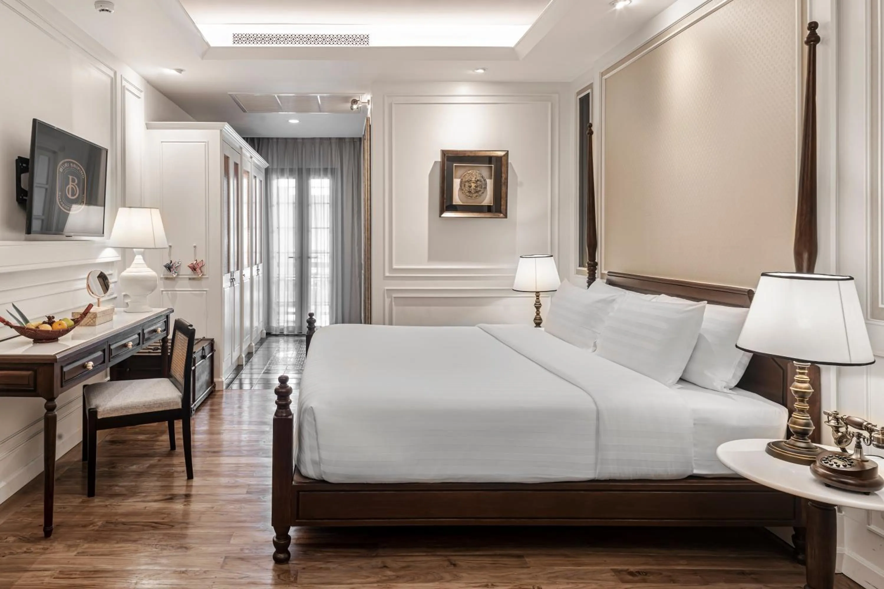 Bed in Buri Sriping Riverside Resort & Spa