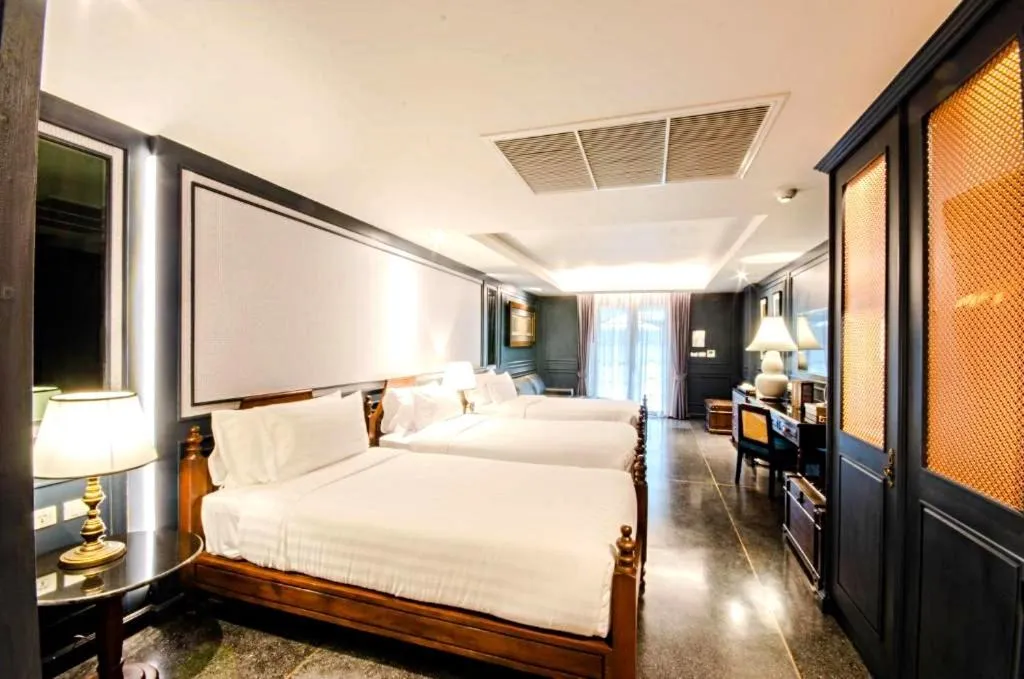 Bed in Buri Sriping Riverside Resort & Spa